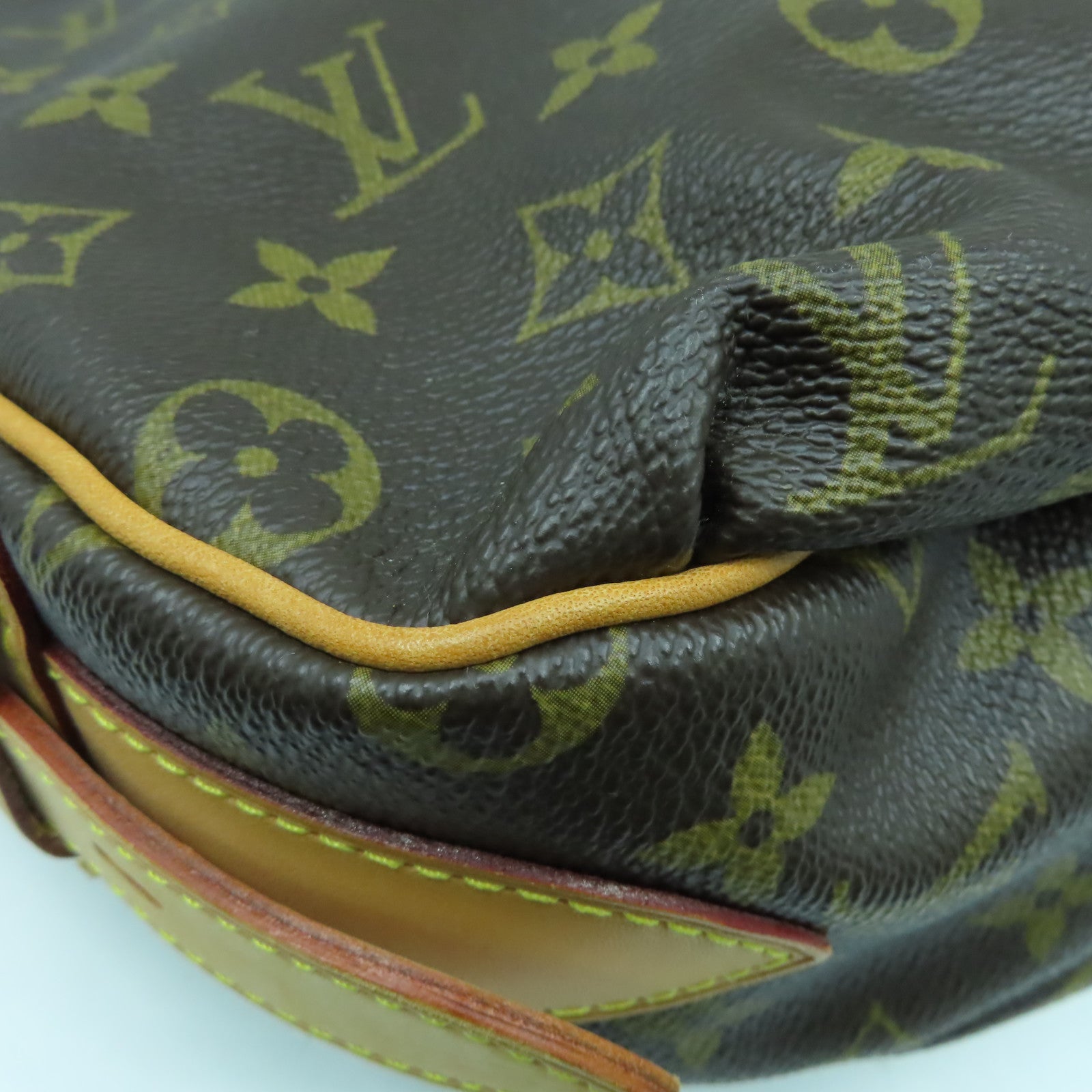 LOUIS VUITTON Monogram Tulum GM金扣肩背袋啡色