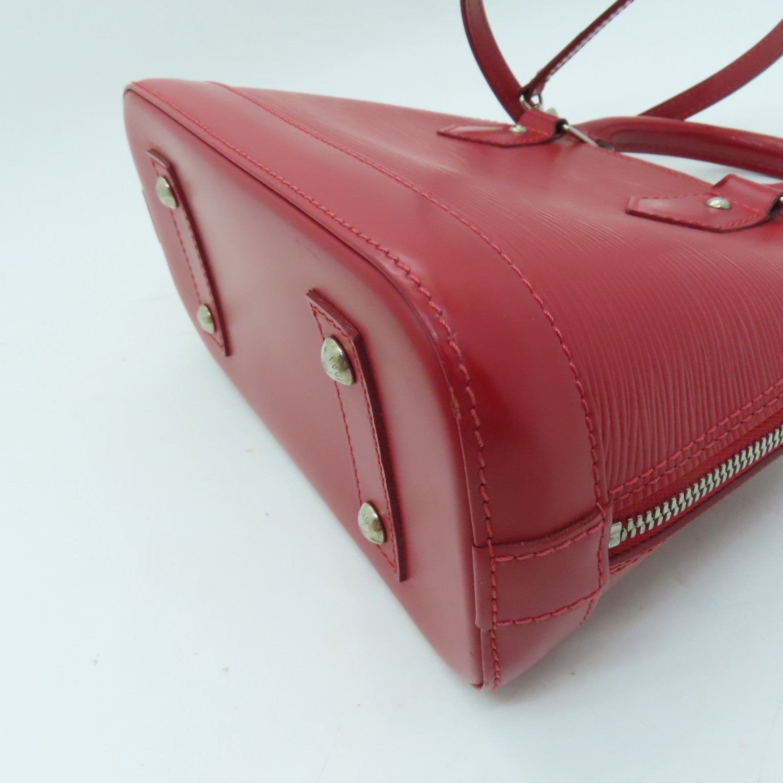 LOUIS VUITTON 【激減優惠】Epi Alma BB銀扣手挽肩背兩用袋紅色