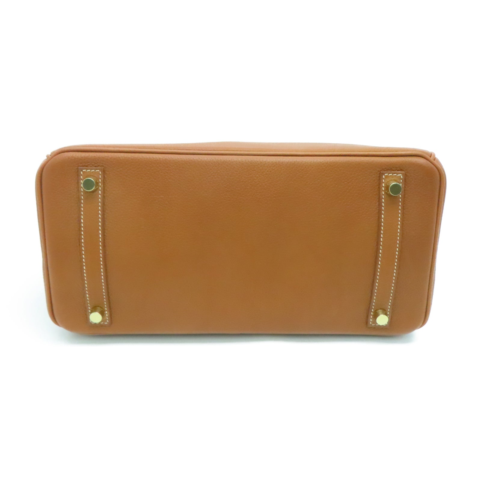HERMES Vache Trekking皮革Birkin 30金扣手挽袋Gold/啡色