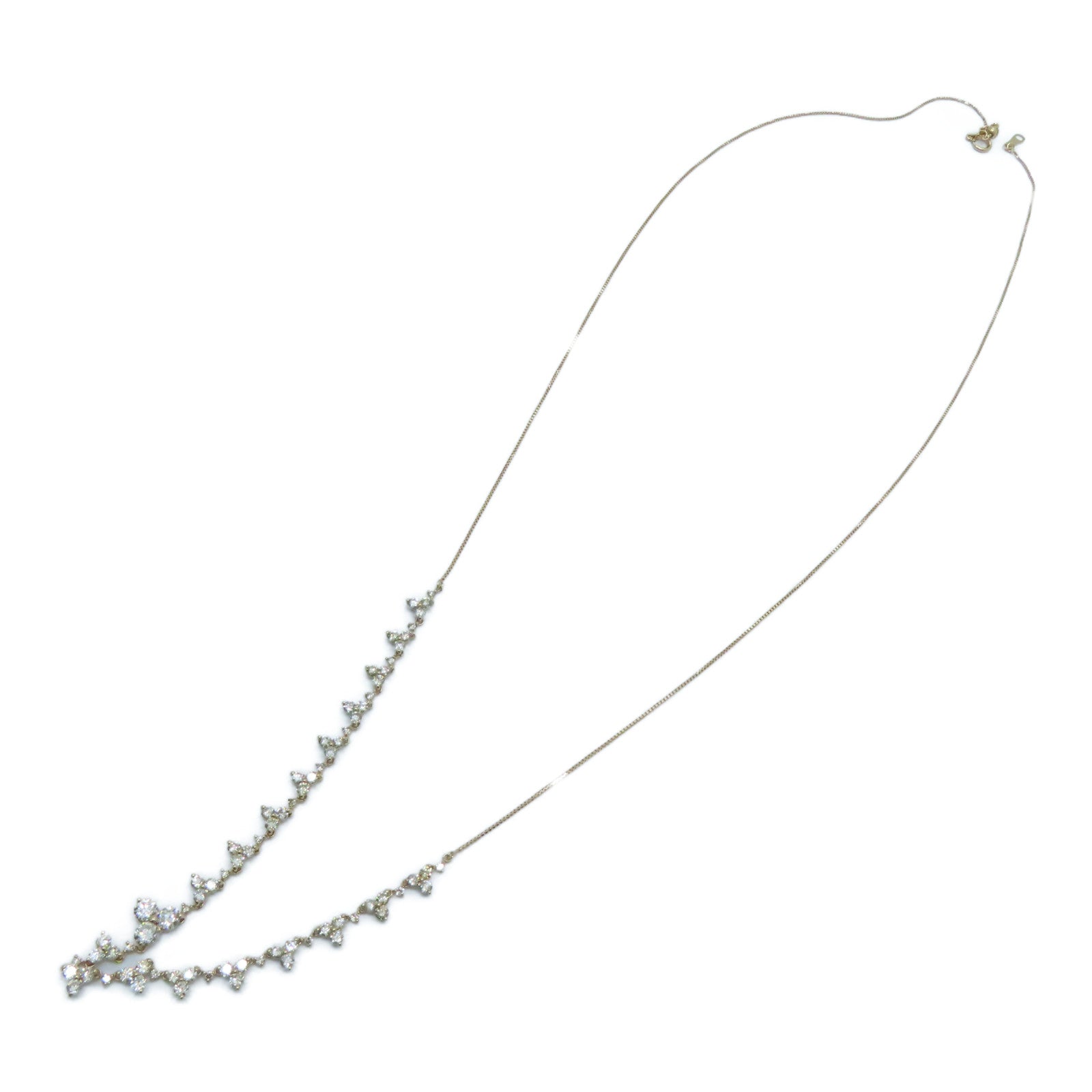 JEWELRY 【激減優惠】18K玫瑰金Diamond Necklace 1.830ct鑽石項鍊