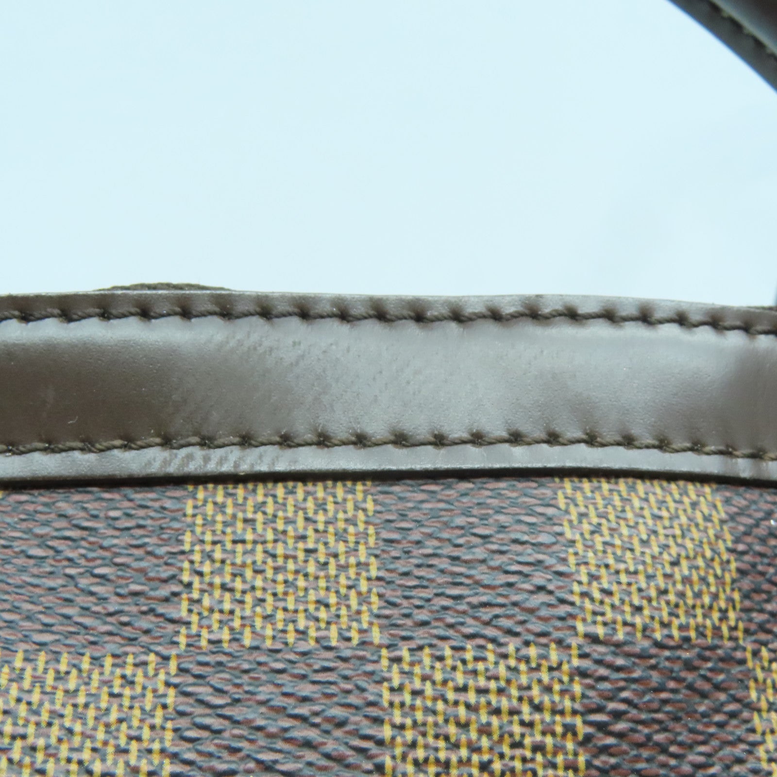 LOUIS VUITTON Damier Berkeley Boston Hand Bag金扣手挽袋啡色