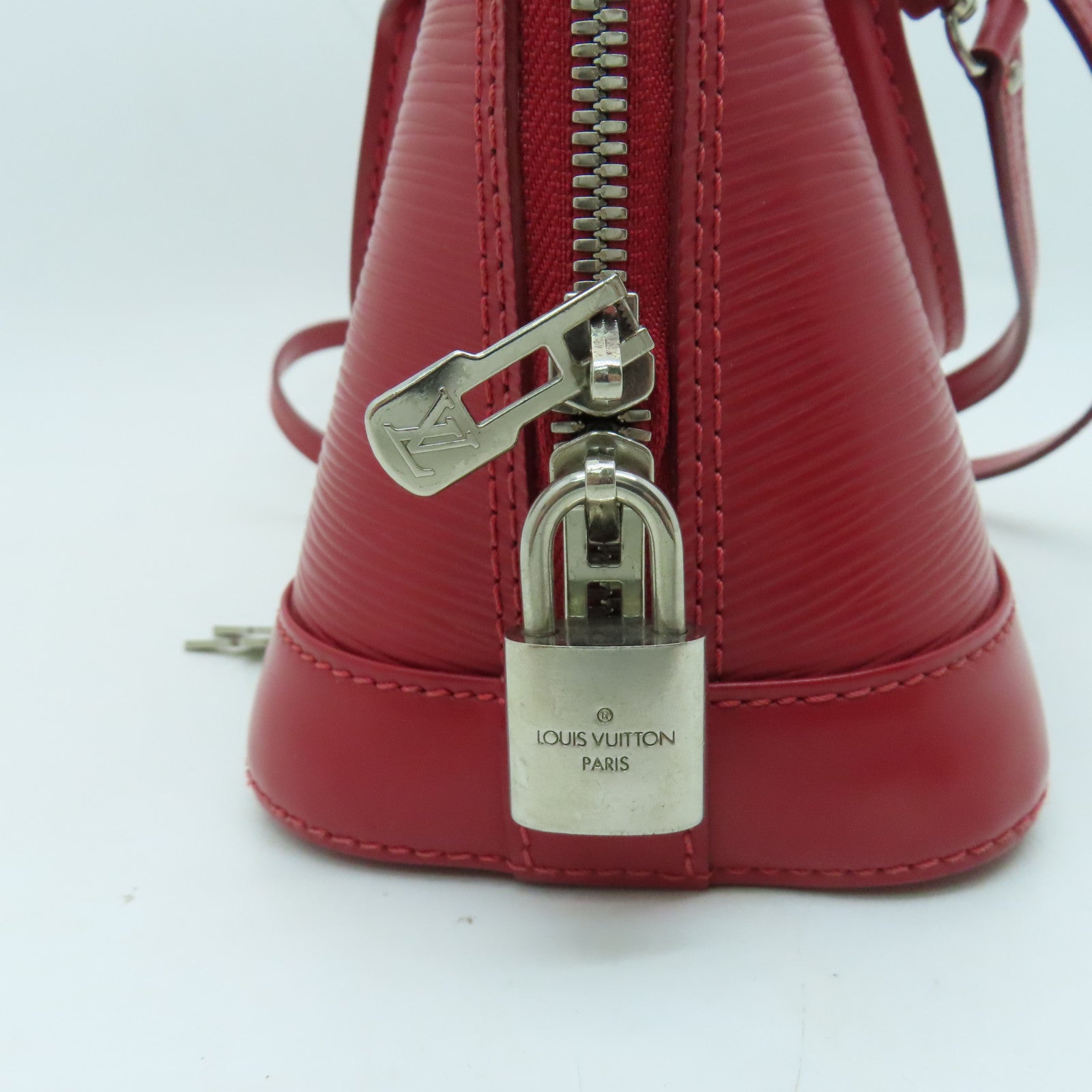 LOUIS VUITTON 【激減優惠】Epi Alma BB銀扣手挽肩背兩用袋紅色