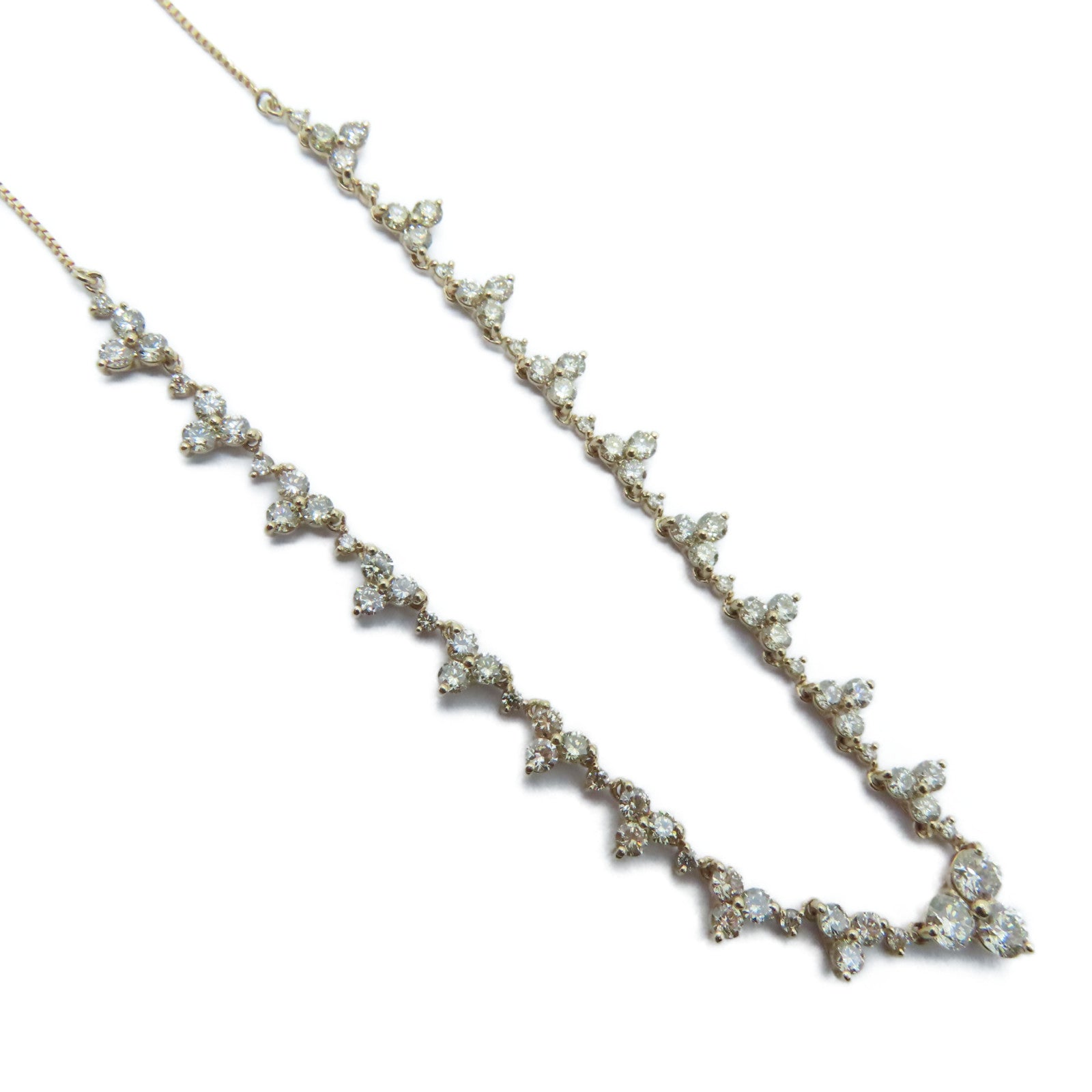 JEWELRY 【激減優惠】18K玫瑰金Diamond Necklace 1.830ct鑽石項鍊