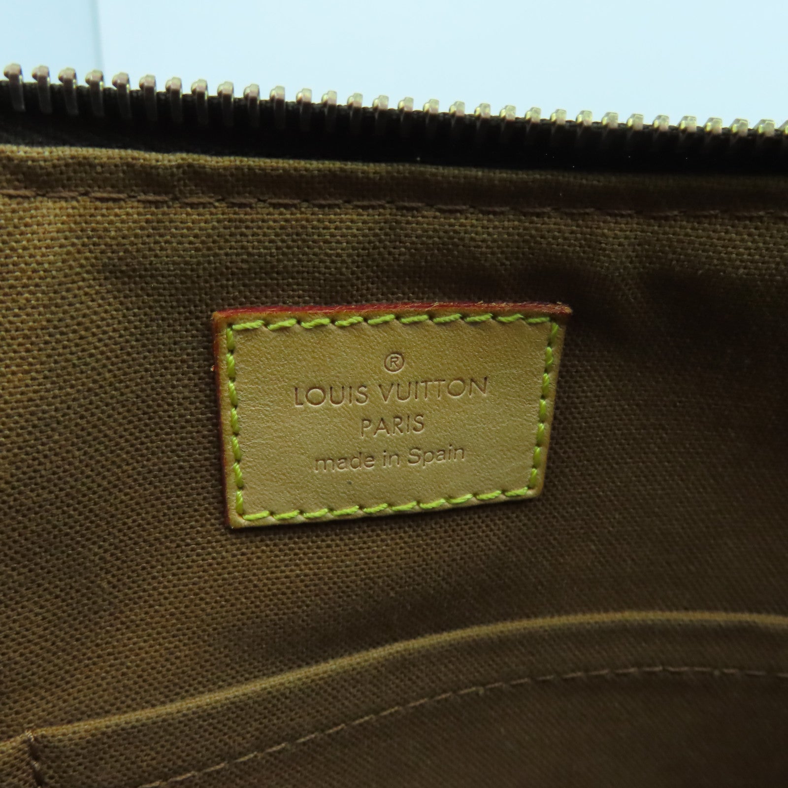 LOUIS VUITTON Monogram Tulum GM金扣肩背袋啡色