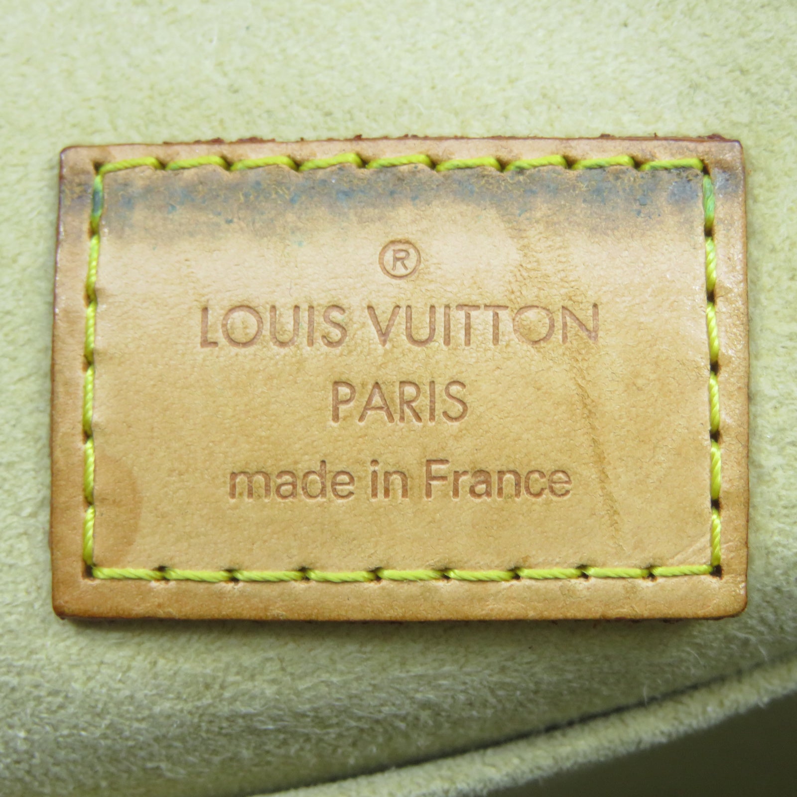 LOUIS VUITTON Monogram Hudson GM金扣肩背袋啡色