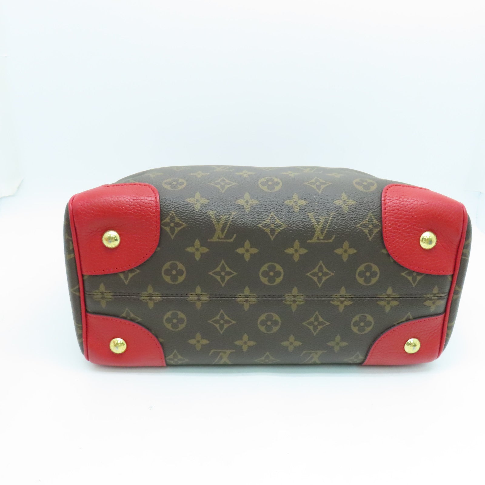 LOUIS VUITTON Monogram Retiro PM 2 way Shoulder Bag金扣手挽肩背兩用袋啡色