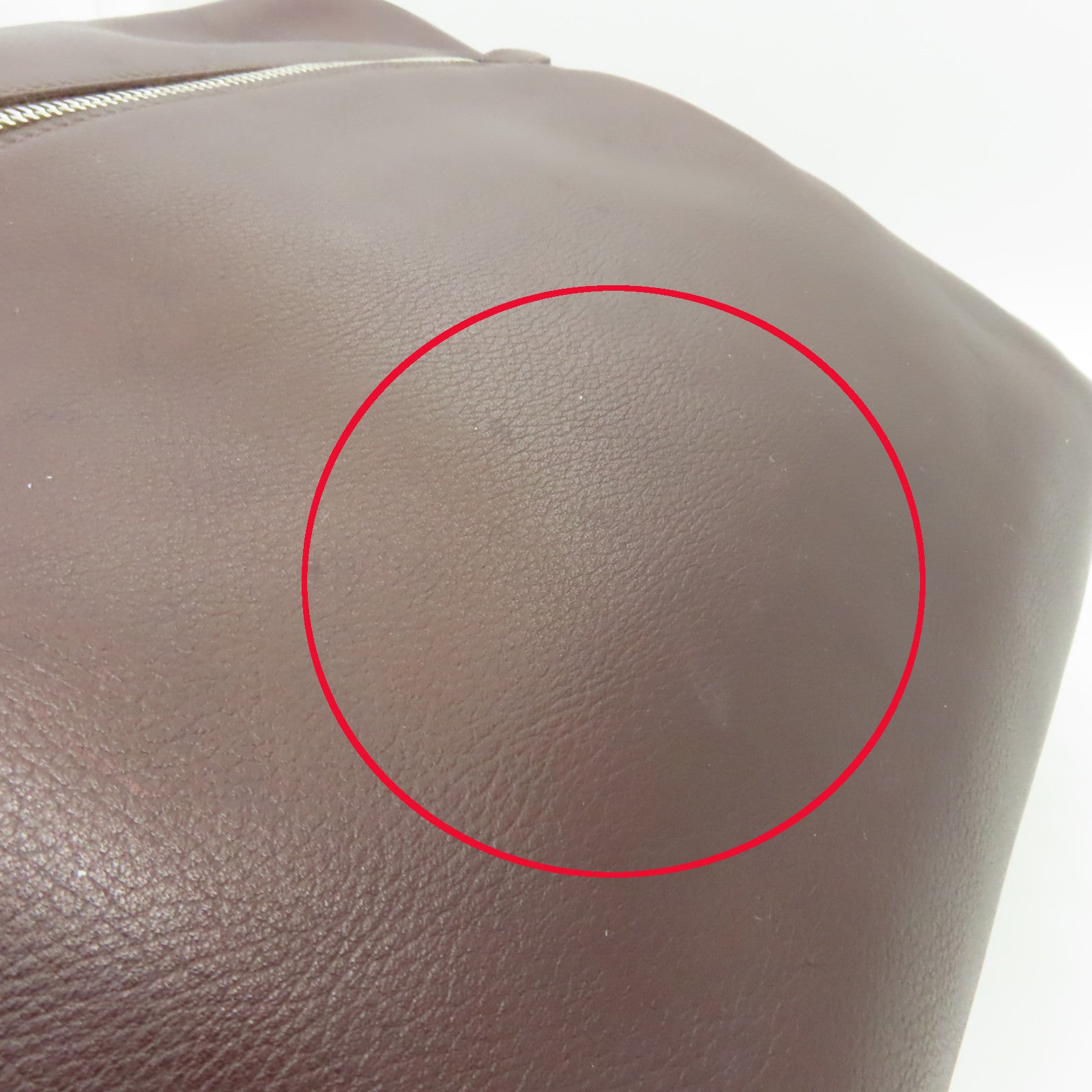 HERMES Evergrain皮革Sac Hebdo Reporter銀扣肩背袋雪茄色