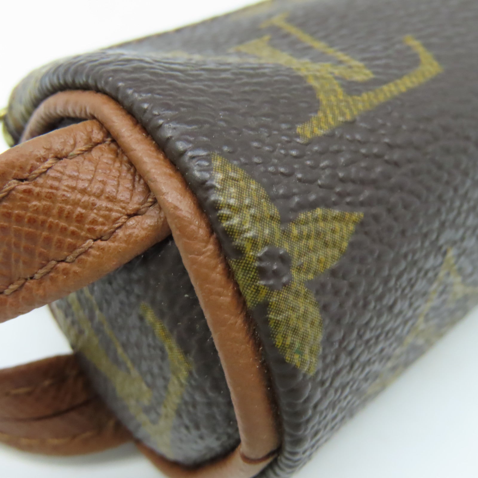 LOUIS VUITTON 【激減優惠】Monogram Micro Papillon Coin Case零錢包啡色