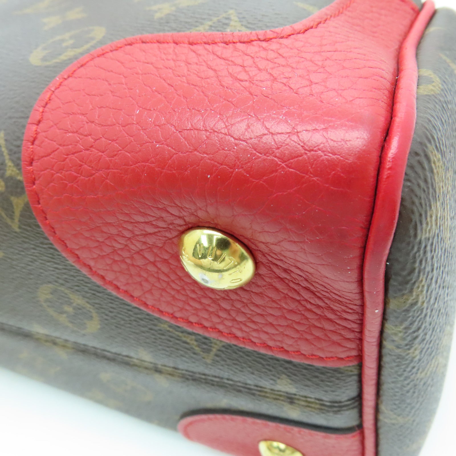 LOUIS VUITTON Monogram Retiro PM 2 way Shoulder Bag金扣手挽肩背兩用袋啡色
