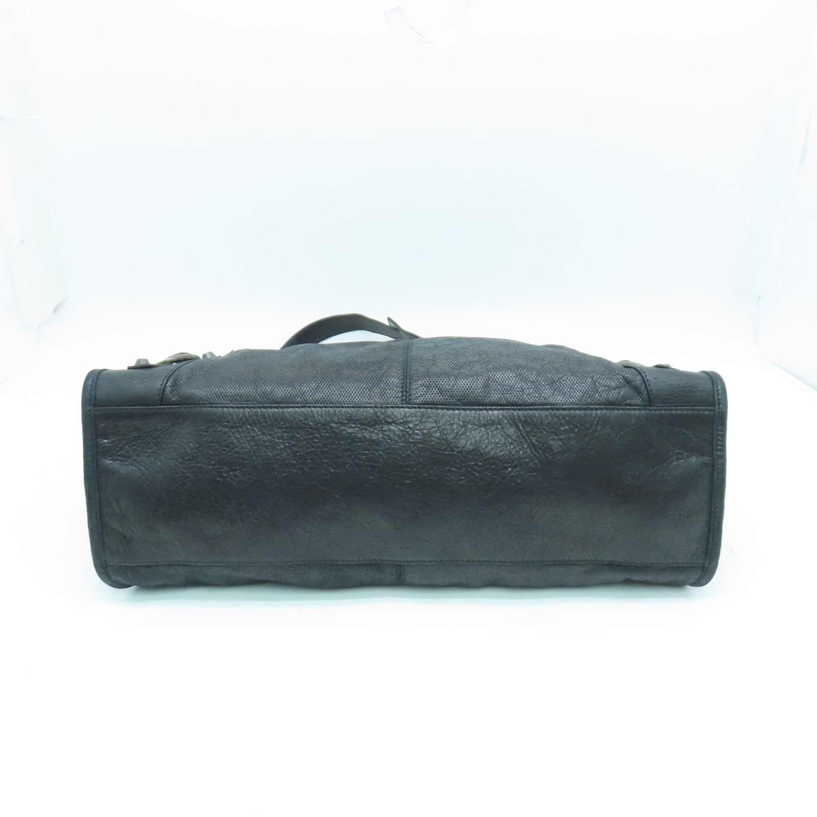 BALENCIAGA 牛皮皮革City金扣手挽肩背兩用袋黑色