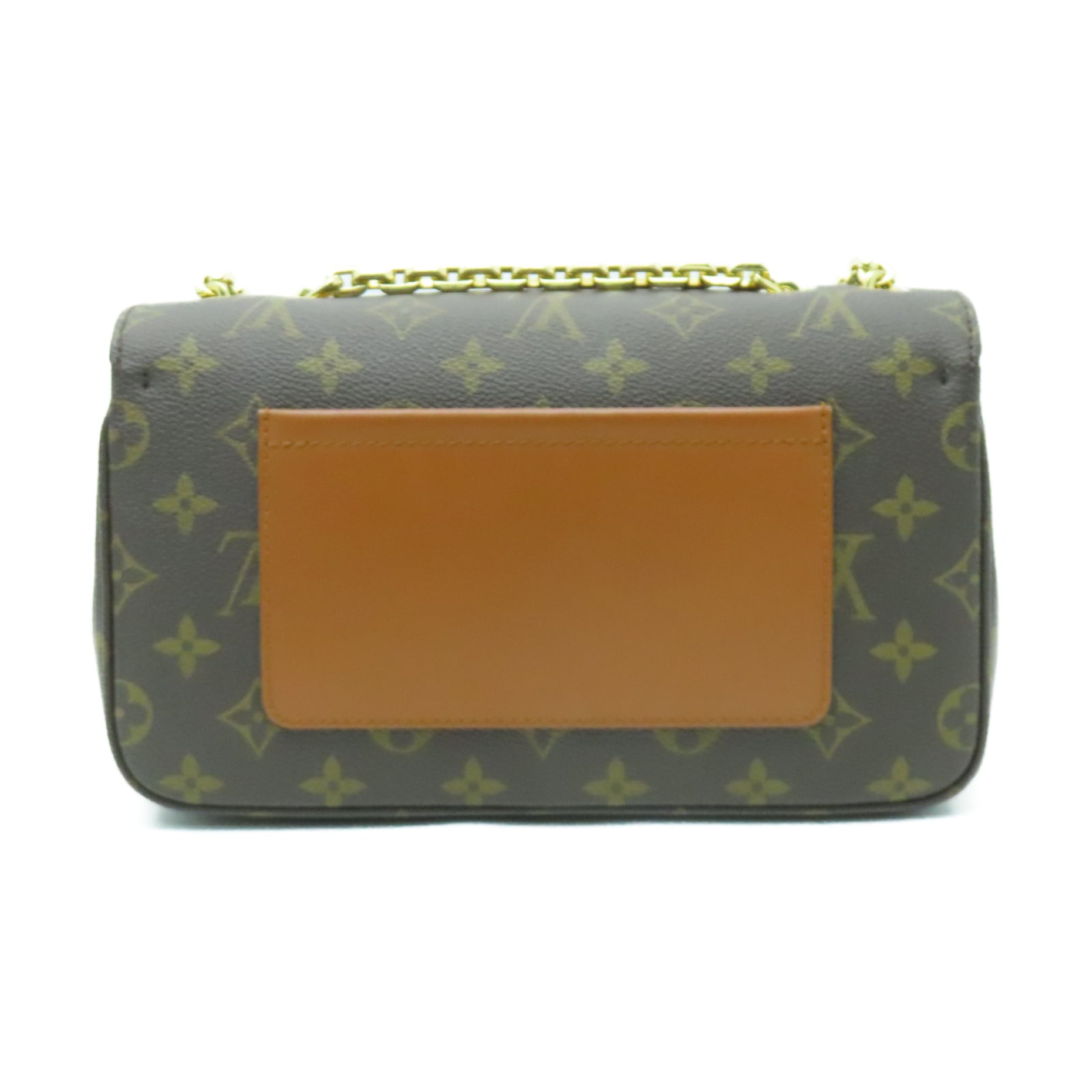 LOUIS VUITTON Monogram Marceau金扣鏈帶肩背袋啡色