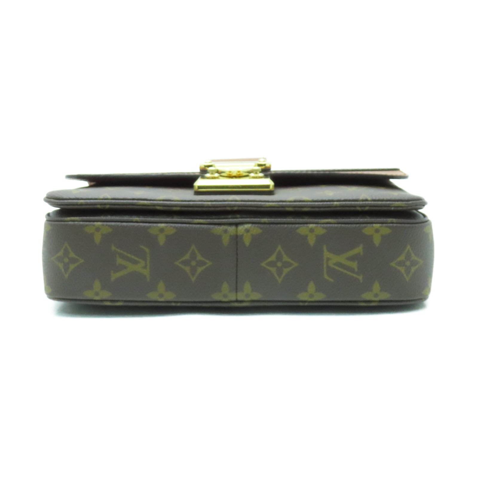 LOUIS VUITTON Monogram Marceau金扣鏈帶肩背袋啡色