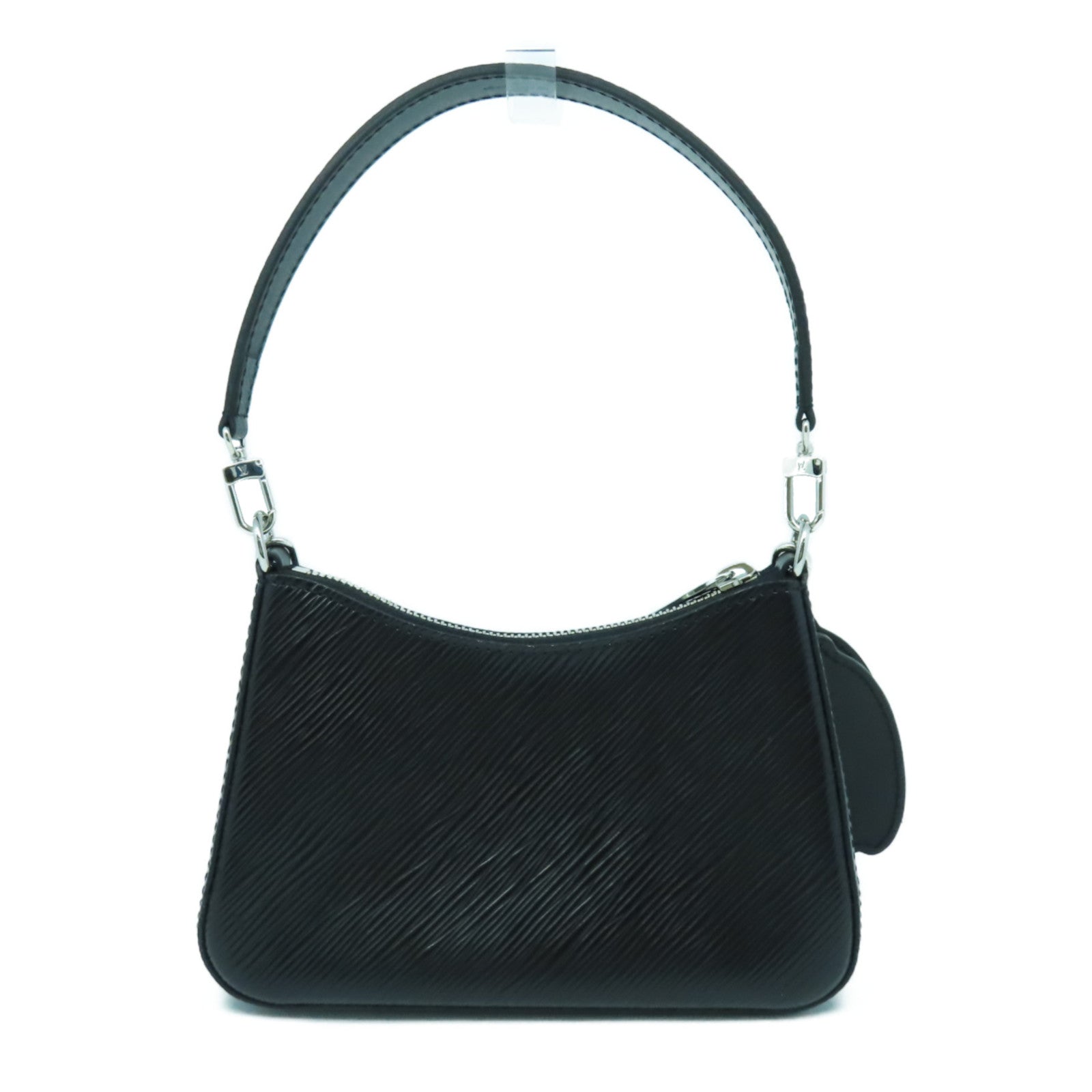 LOUIS VUITTON Epi LVxYK Marellini銀扣手挽肩背兩用袋黑色/白色