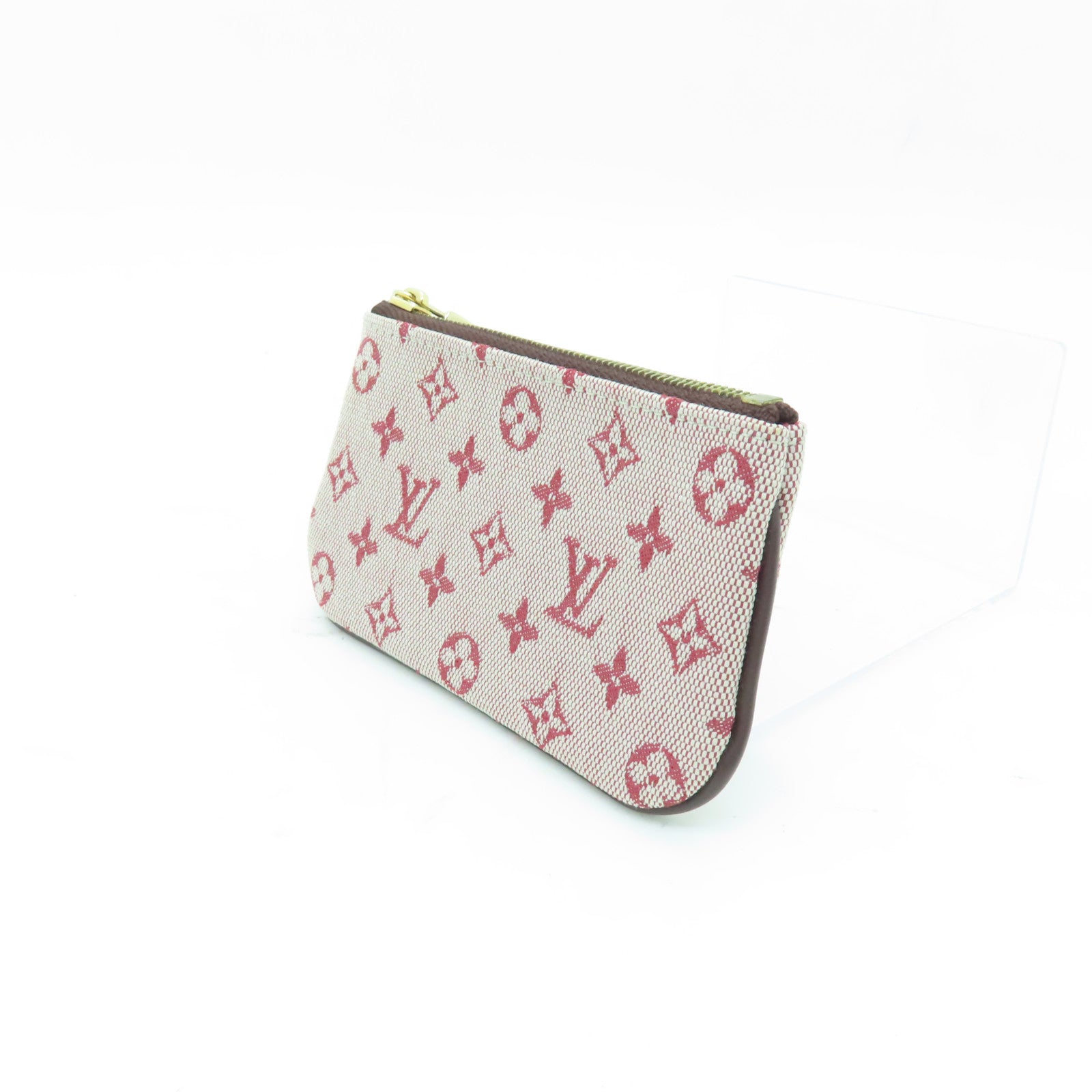 LOUIS VUITTON Monogram Mini Key & Coin Case金扣鎖匙包粉紅色