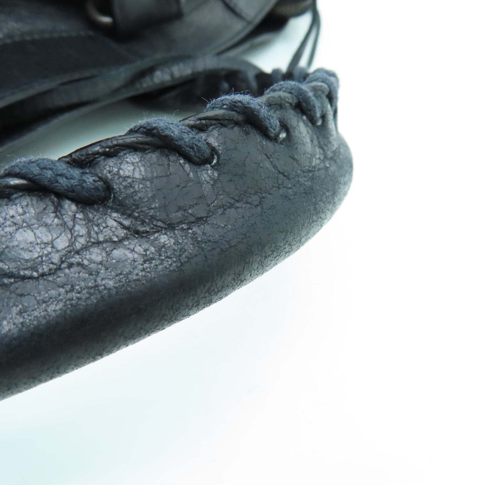 BALENCIAGA 牛皮皮革City金扣手挽肩背兩用袋黑色