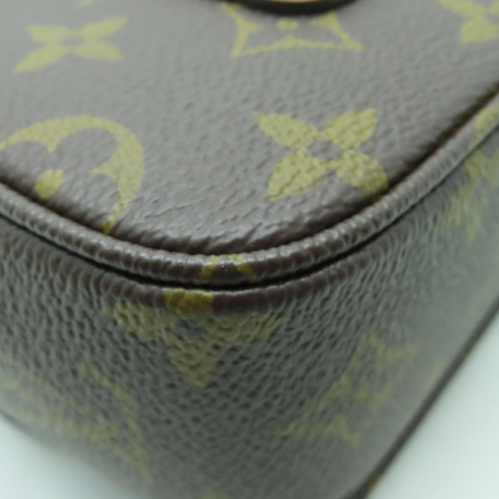 LOUIS VUITTON Monogram Marceau金扣鏈帶肩背袋啡色