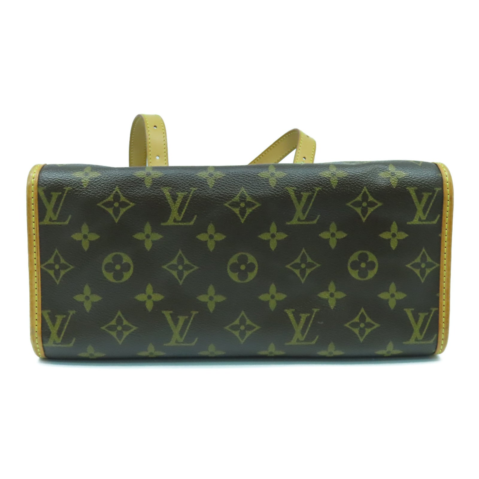 LOUIS VUITTON Monogram Popincourt Haut金扣肩背袋啡色