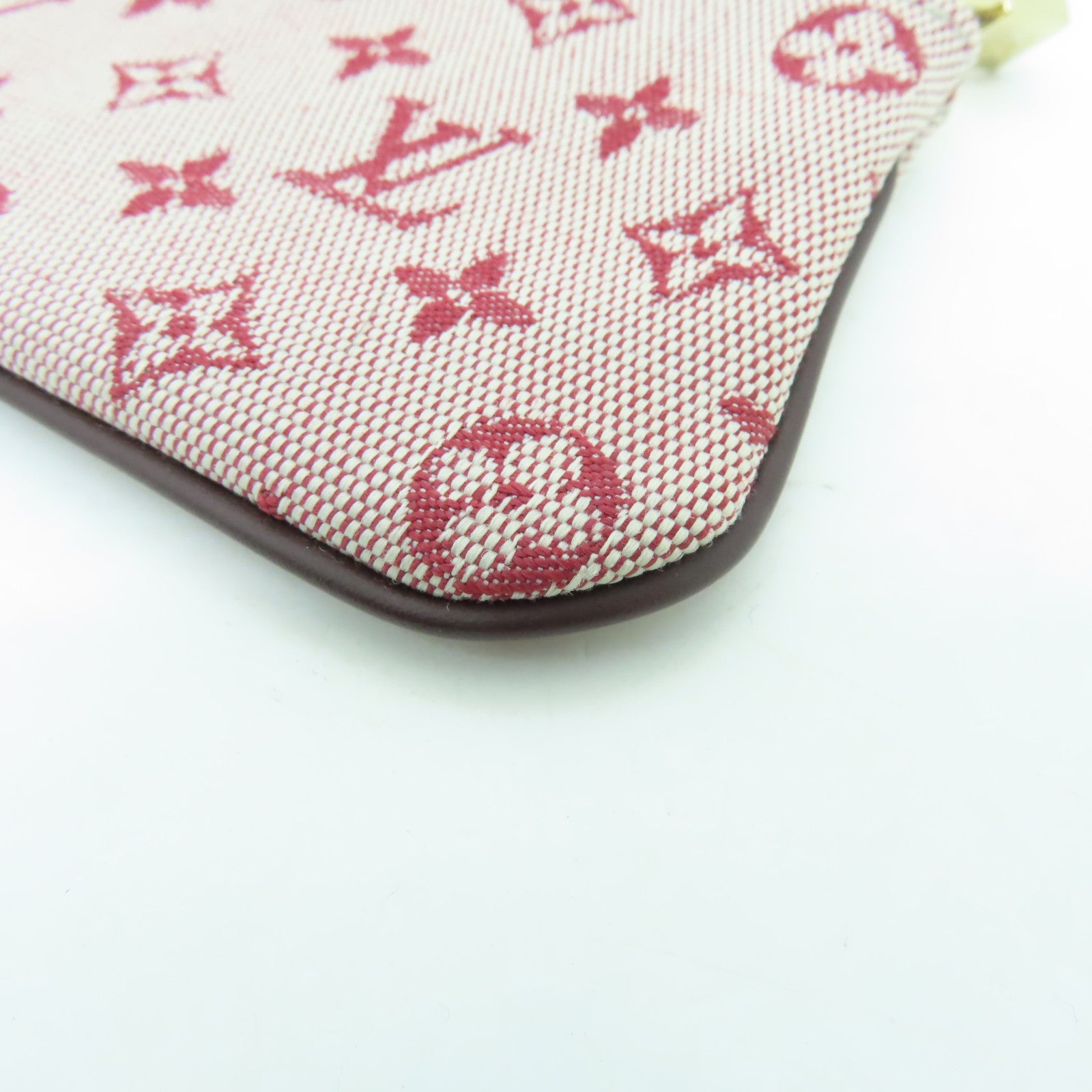 LOUIS VUITTON Monogram Mini Key & Coin Case金扣鎖匙包粉紅色