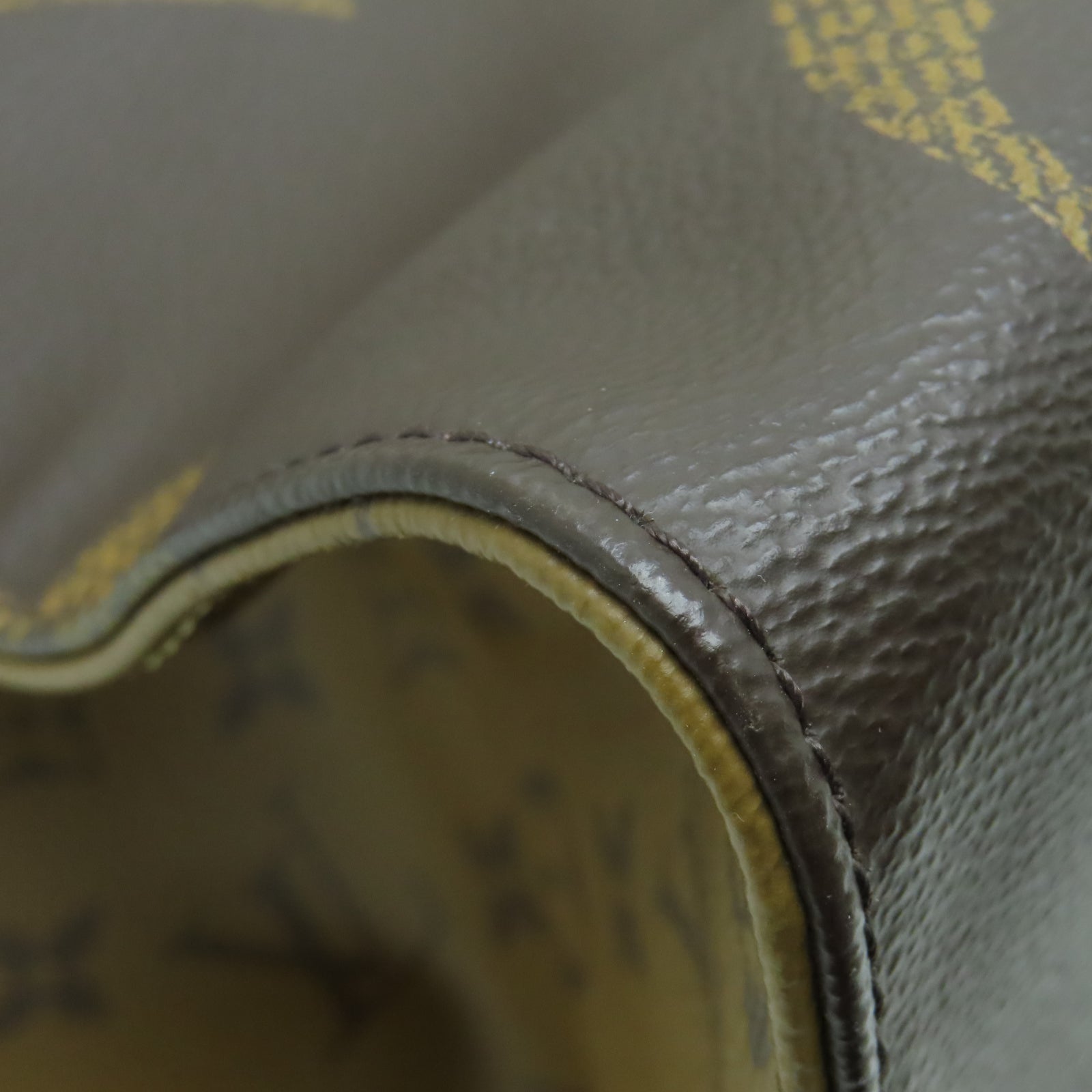 LOUIS VUITTON Monogram OnTheGo GM金扣手挽肩背兩用袋棕色