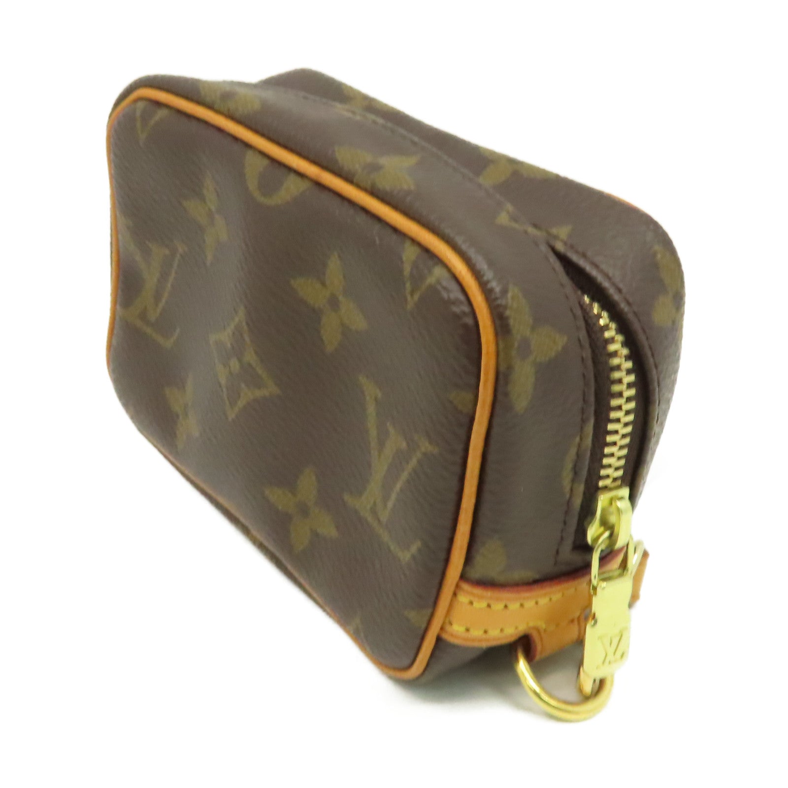 LOUIS VUITTON Monogram Trousse Hand Pouch手拿包啡色