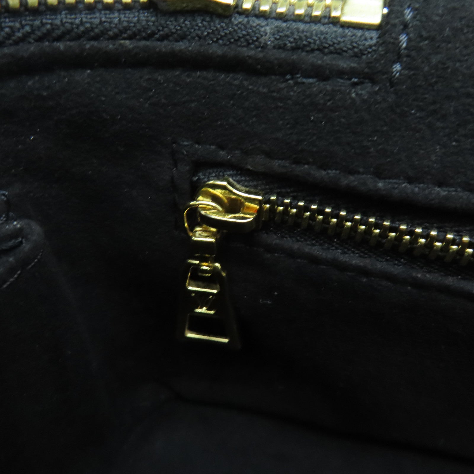LOUIS VUITTON Monogram Empreinte Vanity PM Gold Buckle Chain Shoulder Bag Black