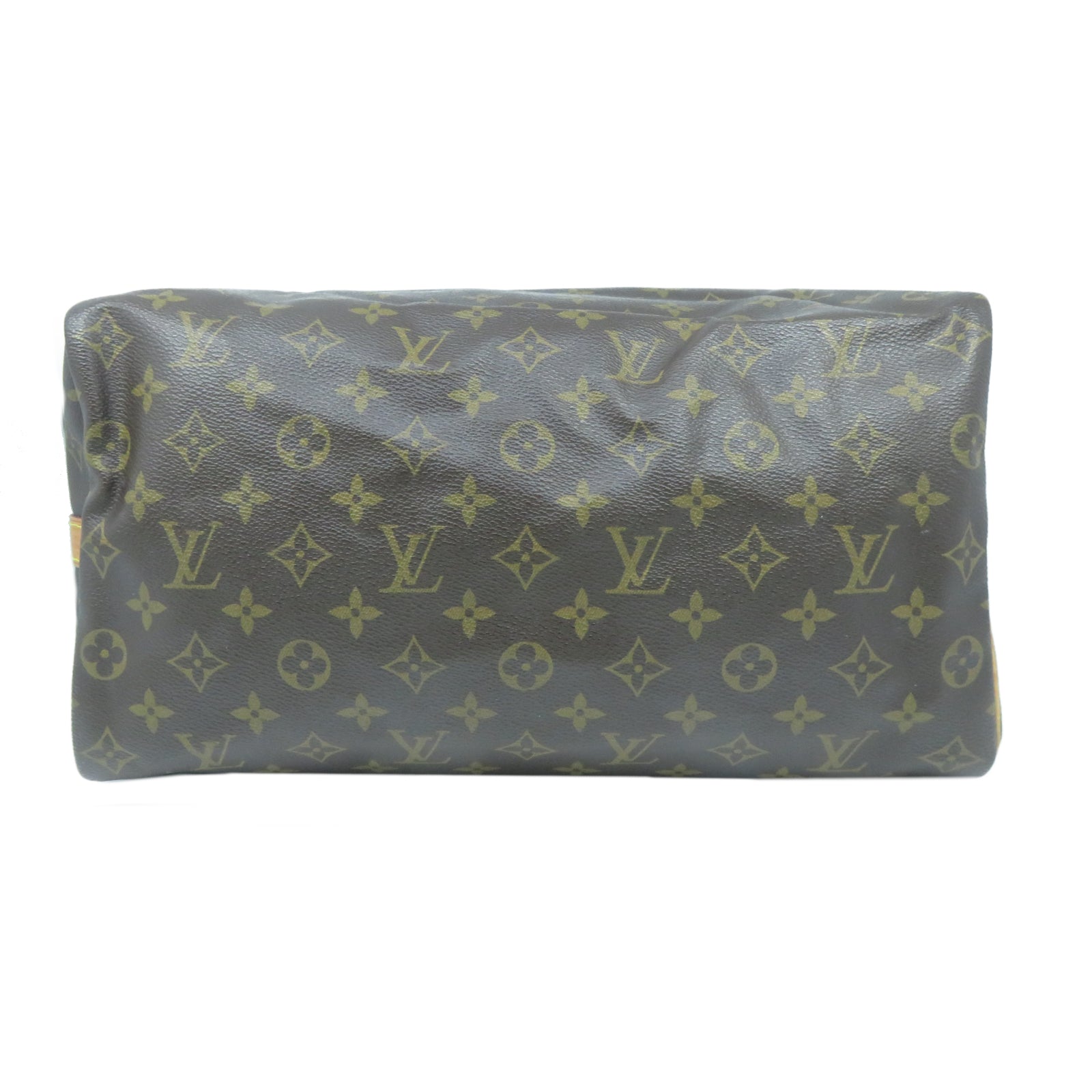 LOUIS VUITTON Monogram Speedy Bandouliere 35金扣手挽肩背兩用袋啡色