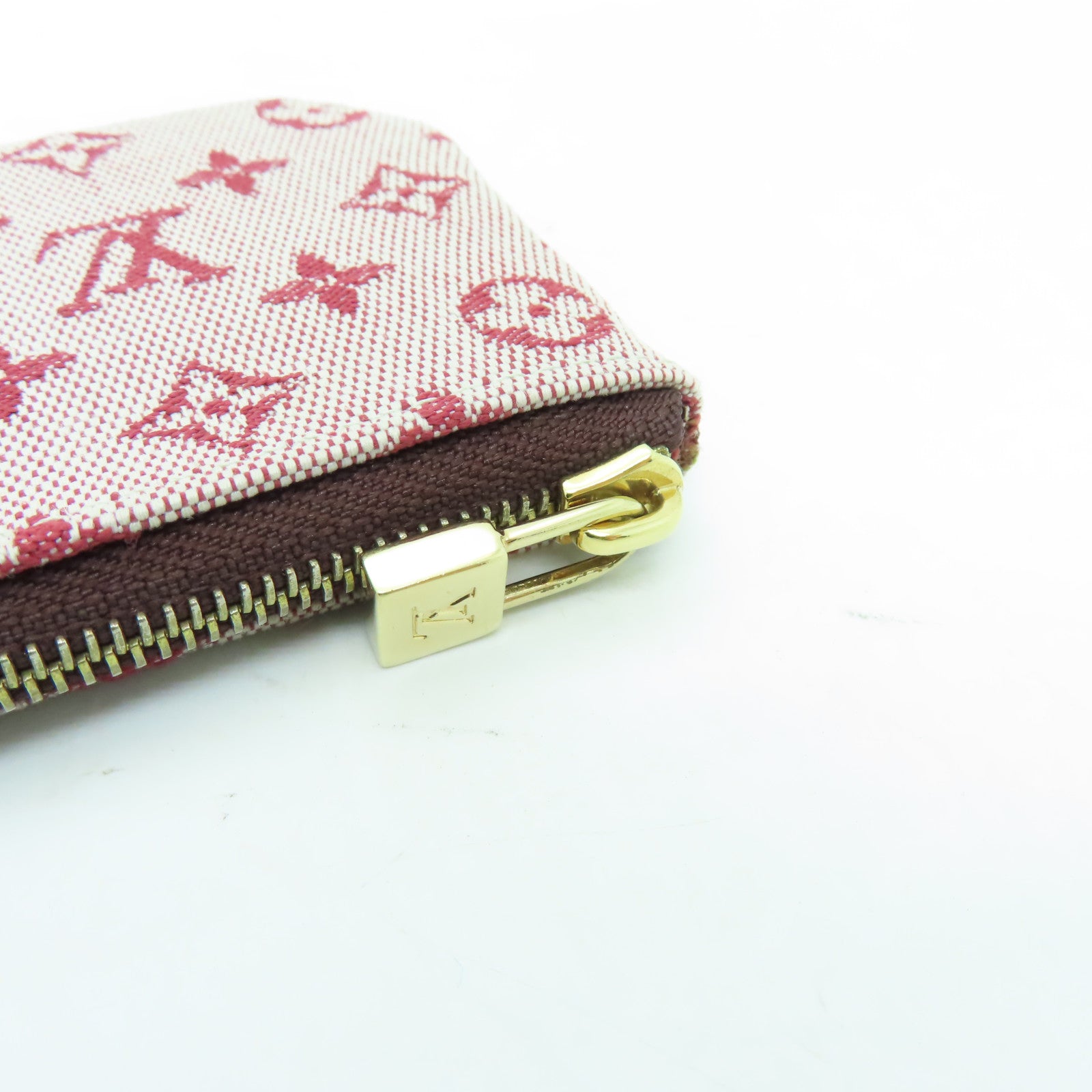 LOUIS VUITTON Monogram Mini Key & Coin Case金扣鎖匙包粉紅色