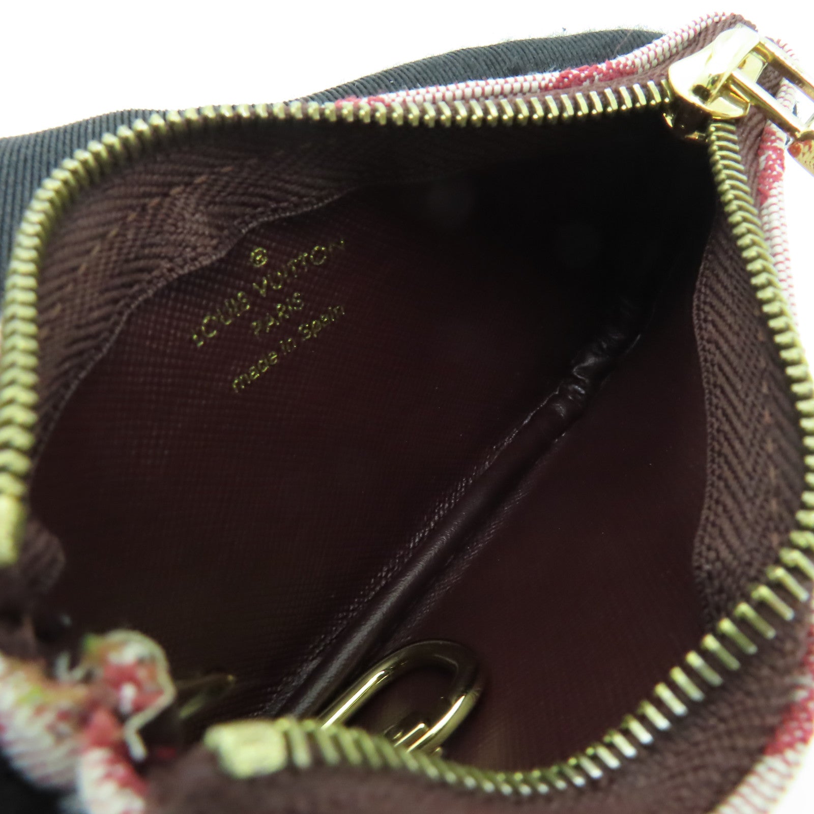 LOUIS VUITTON Monogram Mini Key & Coin Case金扣鎖匙包粉紅色