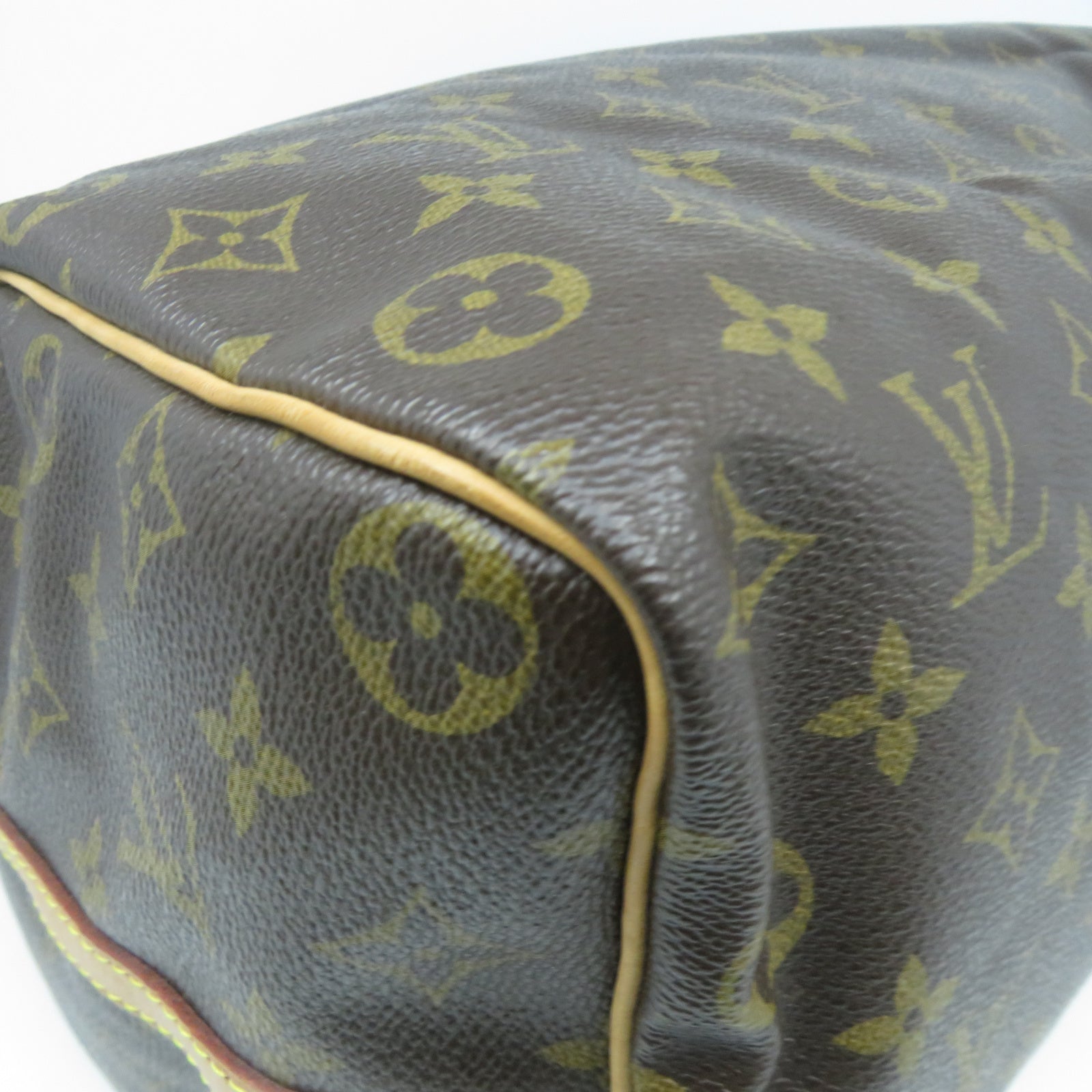 LOUIS VUITTON Monogram Speedy Bandouliere 35金扣手挽肩背兩用袋啡色