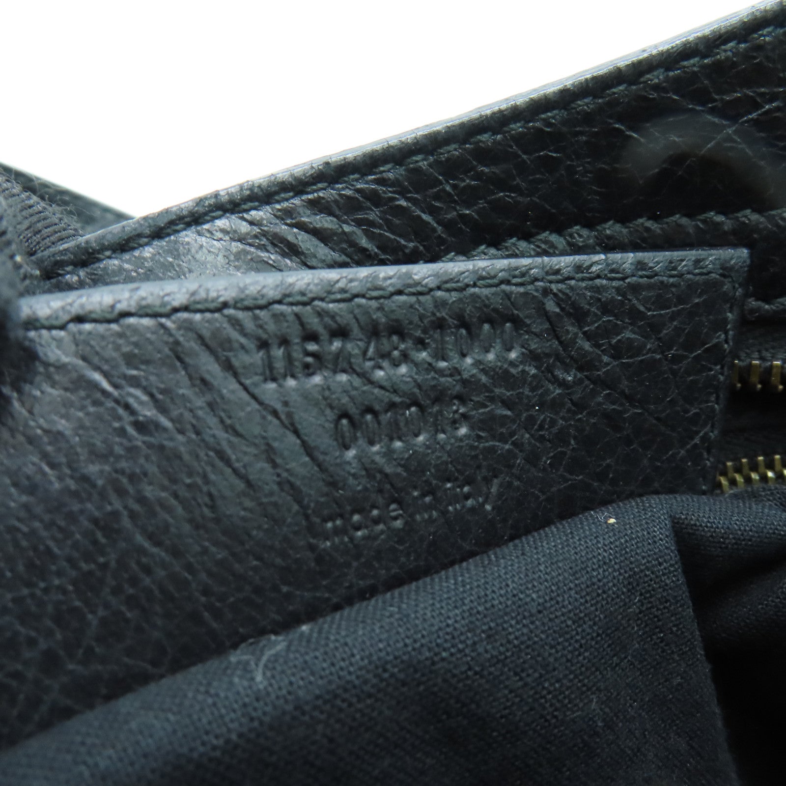 BALENCIAGA 牛皮皮革City金扣手挽肩背兩用袋黑色
