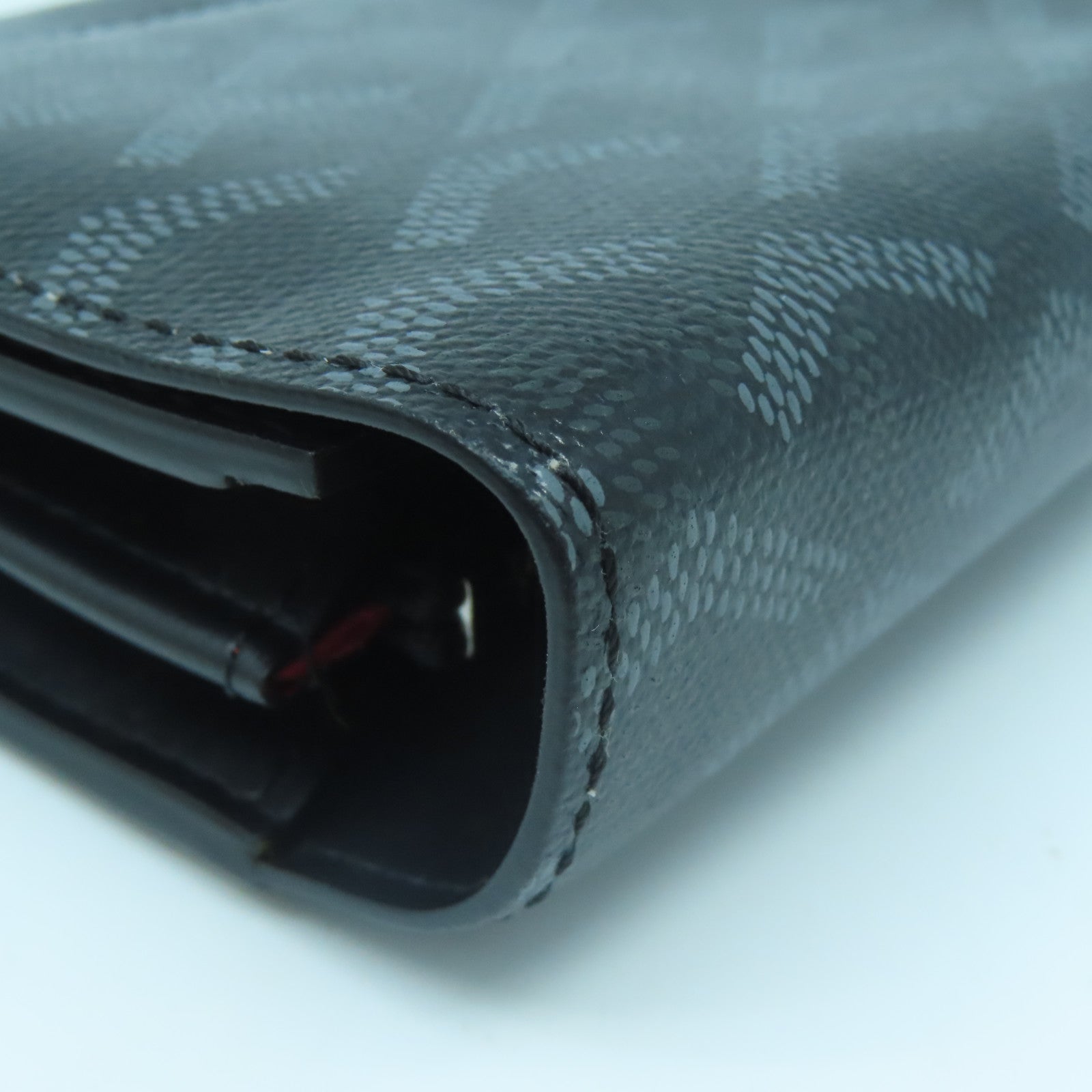 GOYARD 塗層帆布Varenne Continental Wallet銀扣肩背袋黑色