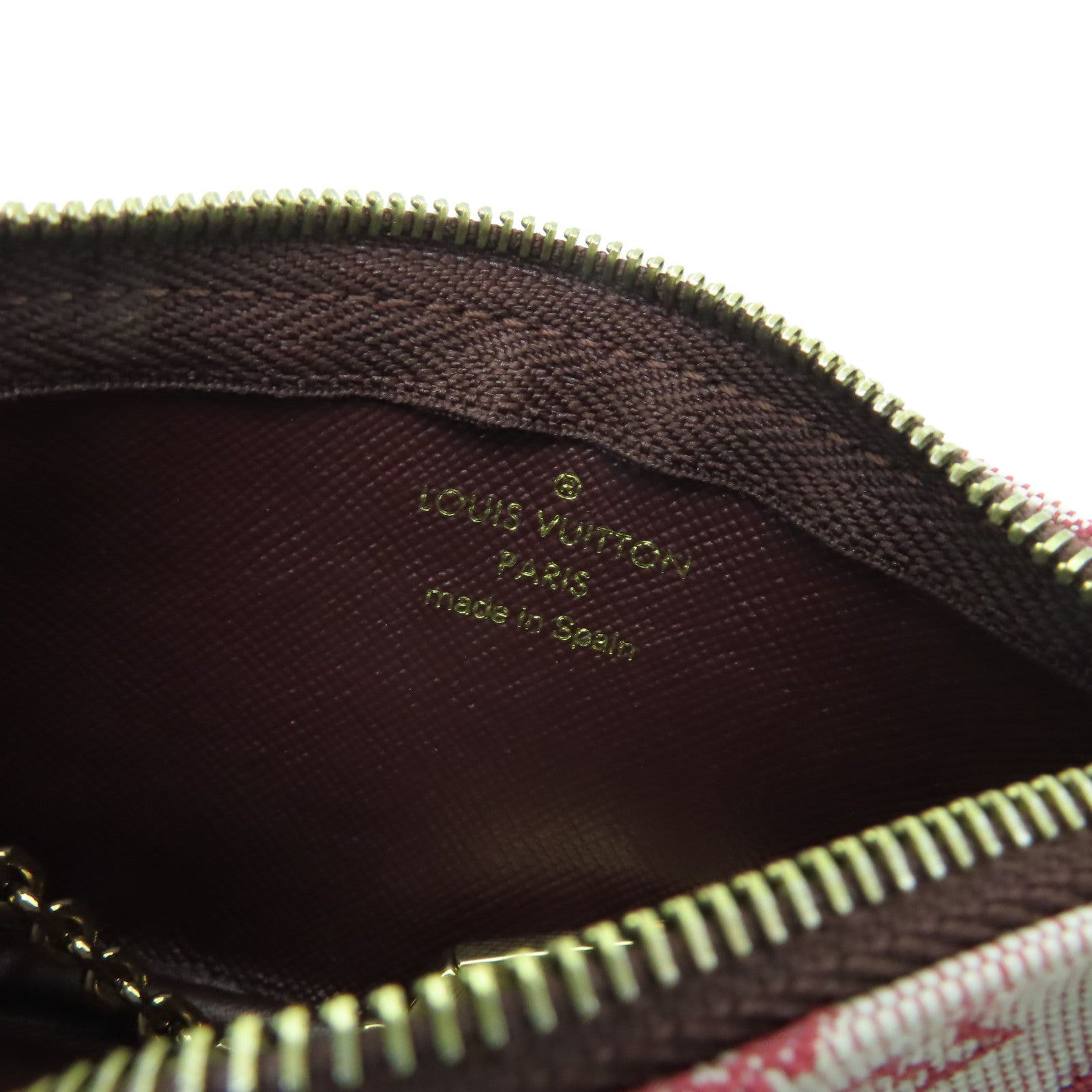 LOUIS VUITTON Monogram Mini Key & Coin Case金扣鎖匙包粉紅色