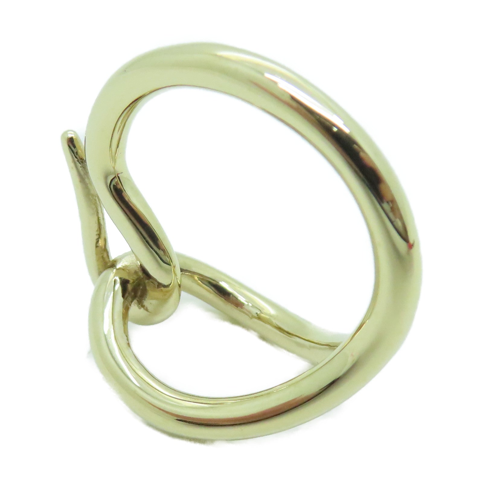 HERMES Metal Scarf Ring Scarf Ring Gold