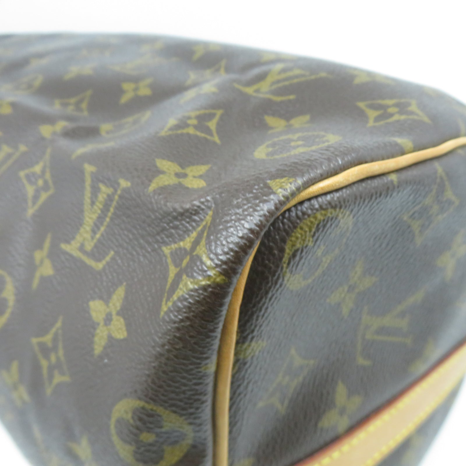LOUIS VUITTON Monogram Speedy Bandouliere 35金扣手挽肩背兩用袋啡色