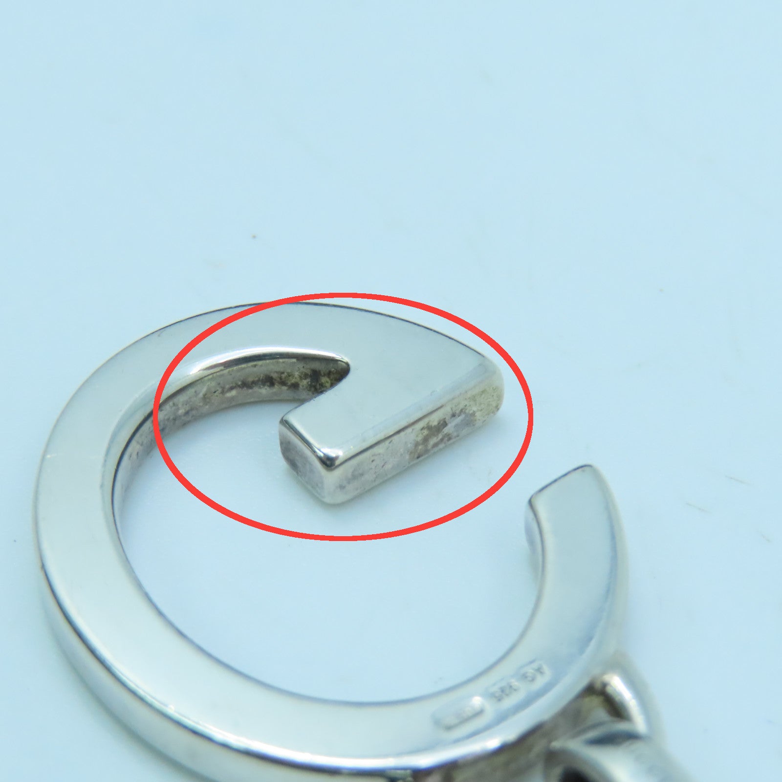 GUCCI 925 Sterling Silver Necklace Necklace