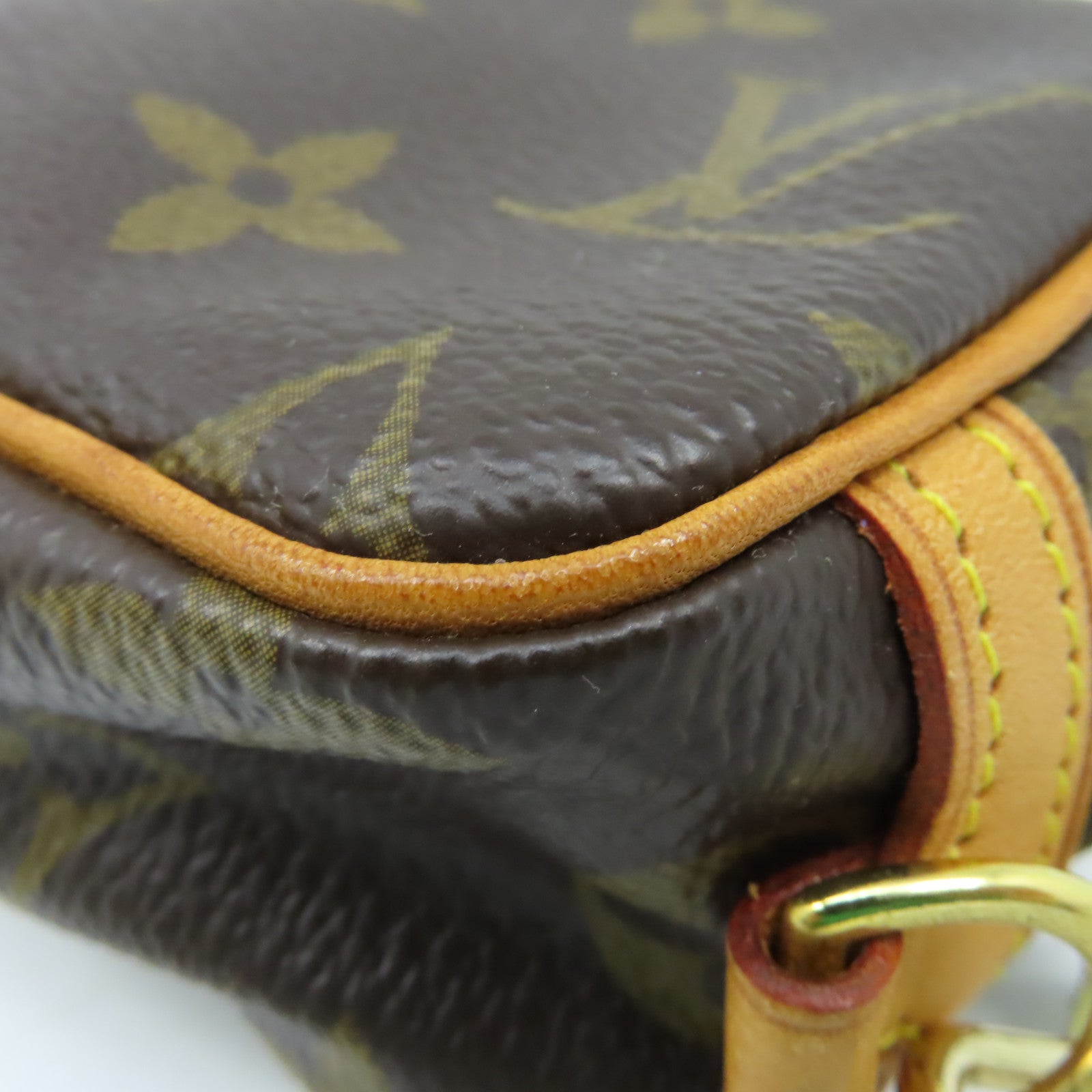 LOUIS VUITTON Monogram Trousse Hand Pouch手拿包啡色