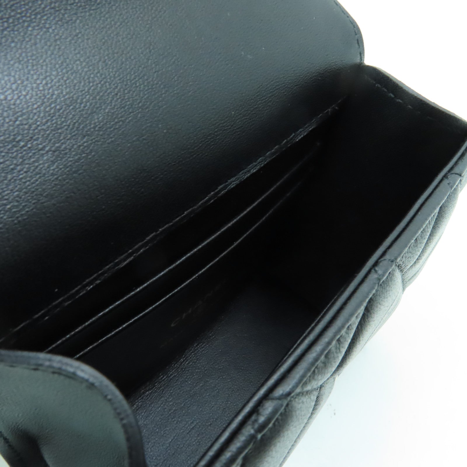 CHANEL 菱格羊皮皮革Chain Shoulder Bag金扣手挽肩背兩用袋