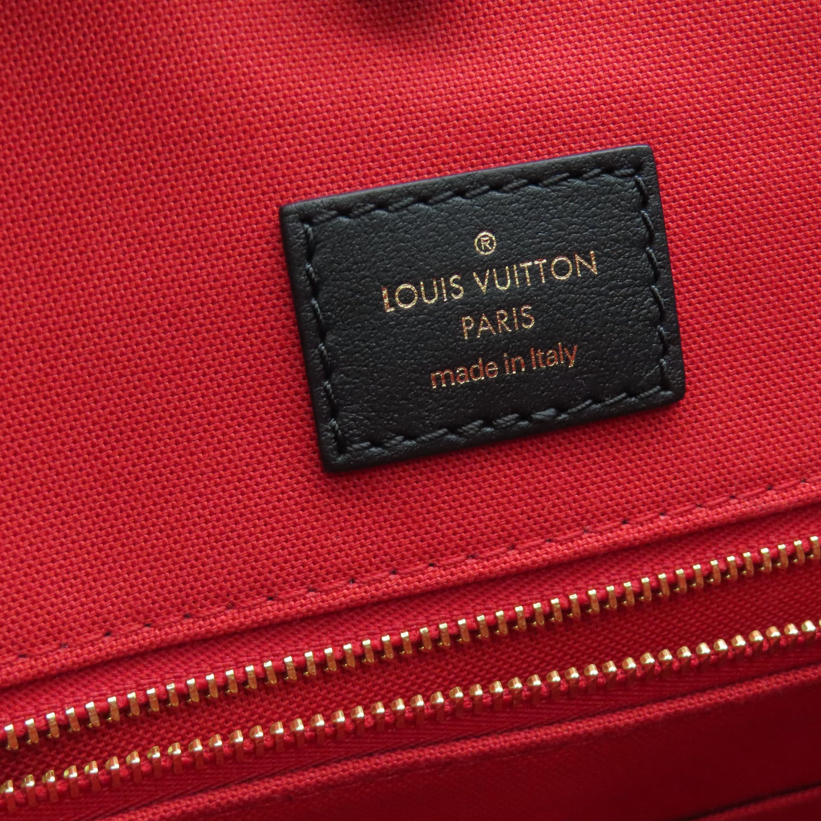 LOUIS VUITTON Monogram OnTheGo GM金扣手挽肩背兩用袋棕色