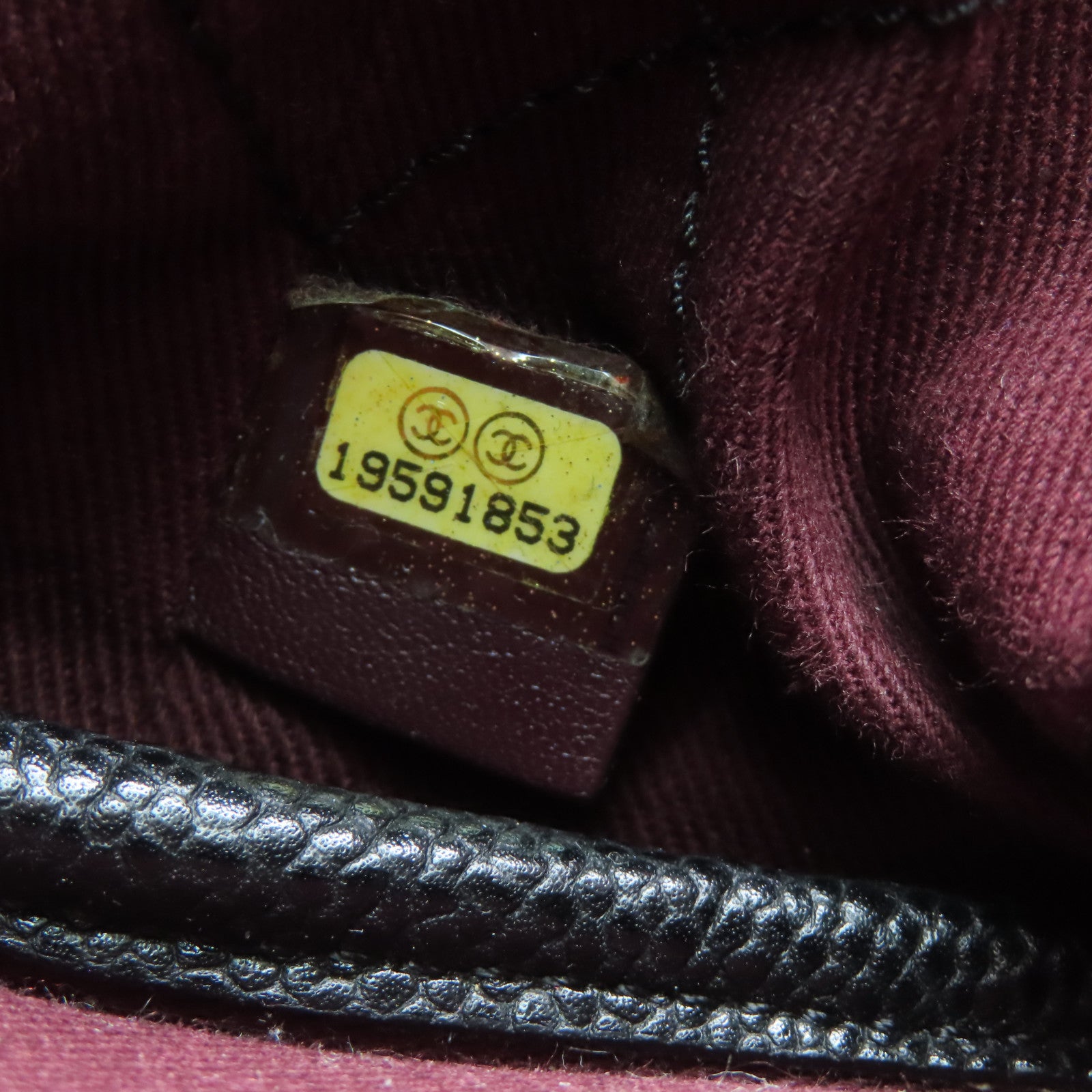CHANEL 菱格牛皮皮革Tote Bag銀扣手挽袋黑色