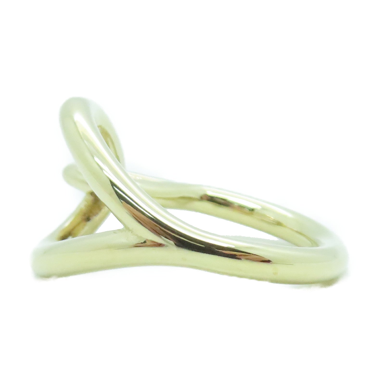 HERMES Metal Scarf Ring Scarf Ring Gold