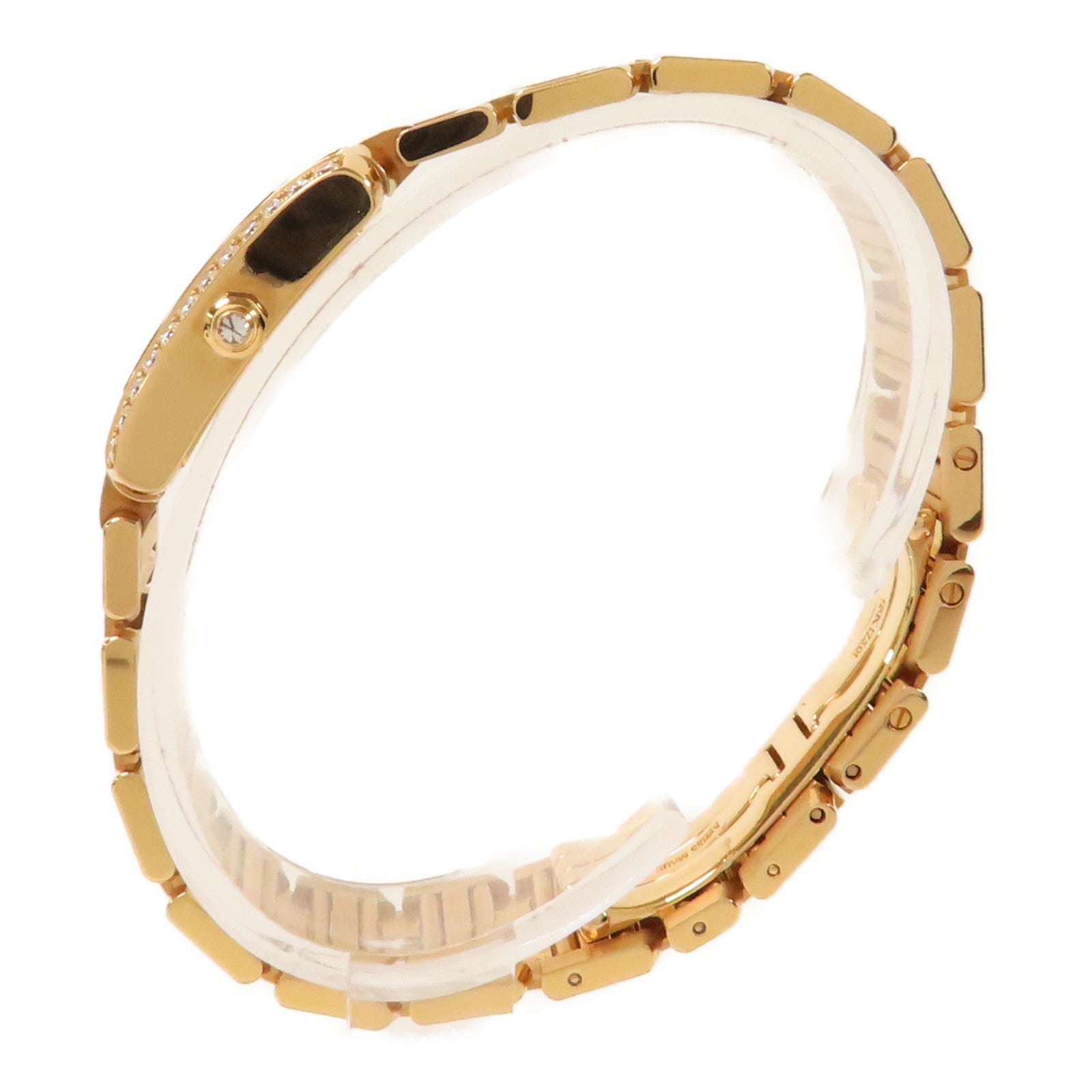 CARTIER Tank Francaise18K黃金手錶石英機芯米色