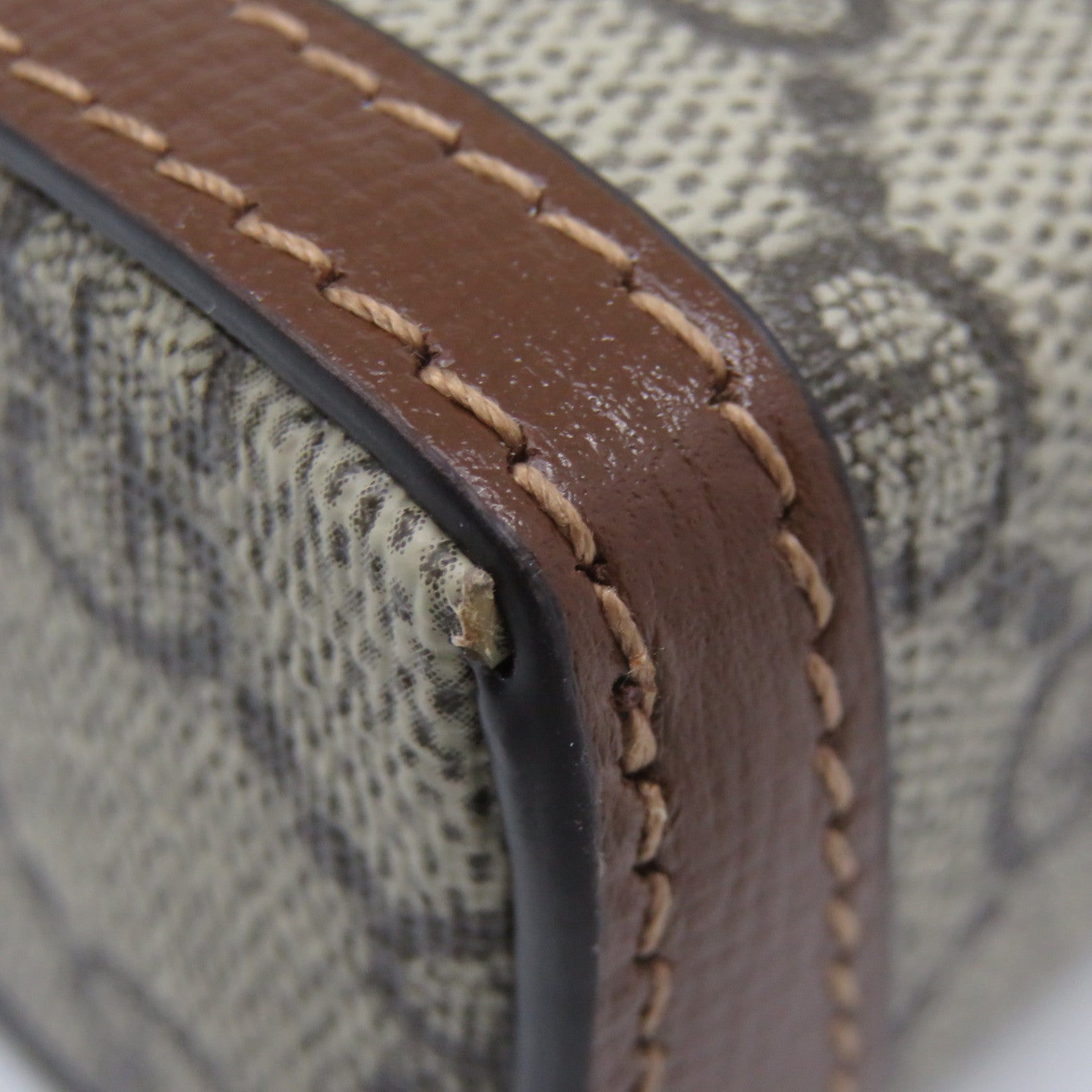 GUCCI Coated Canvas Horsebit1955Mini Shoulder Bag Shoulder Bag Brown