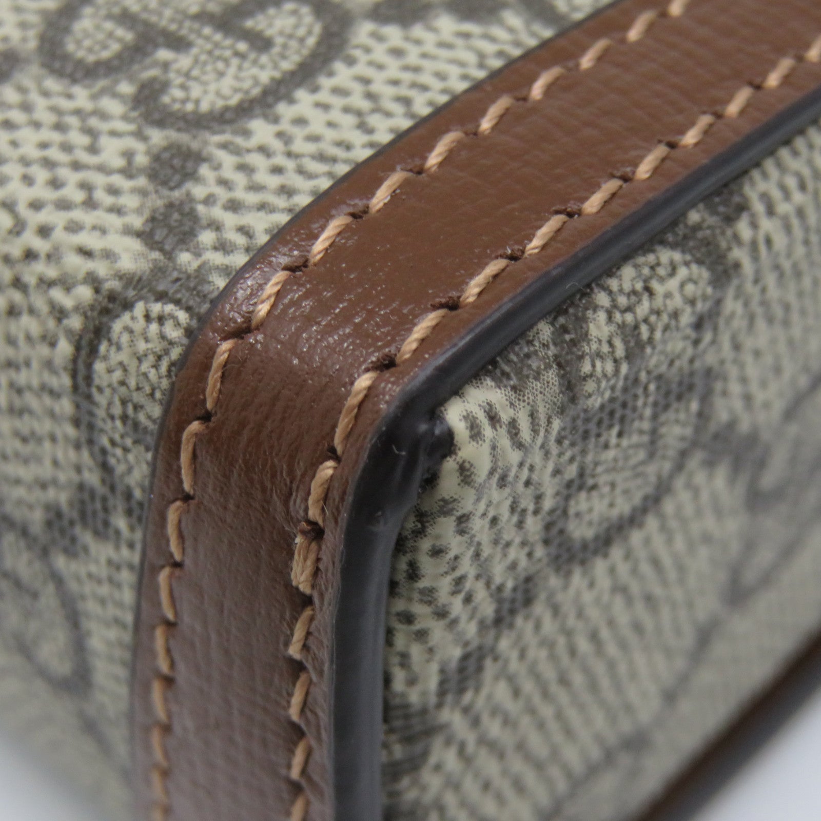 GUCCI Coated Canvas Horsebit1955Mini Shoulder Bag Shoulder Bag Brown