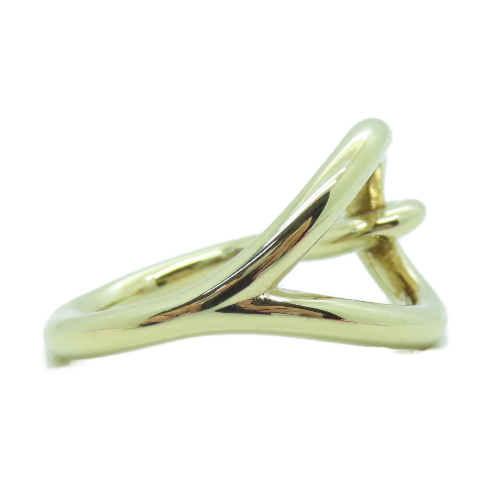 HERMES Metal Scarf Ring Scarf Ring Gold
