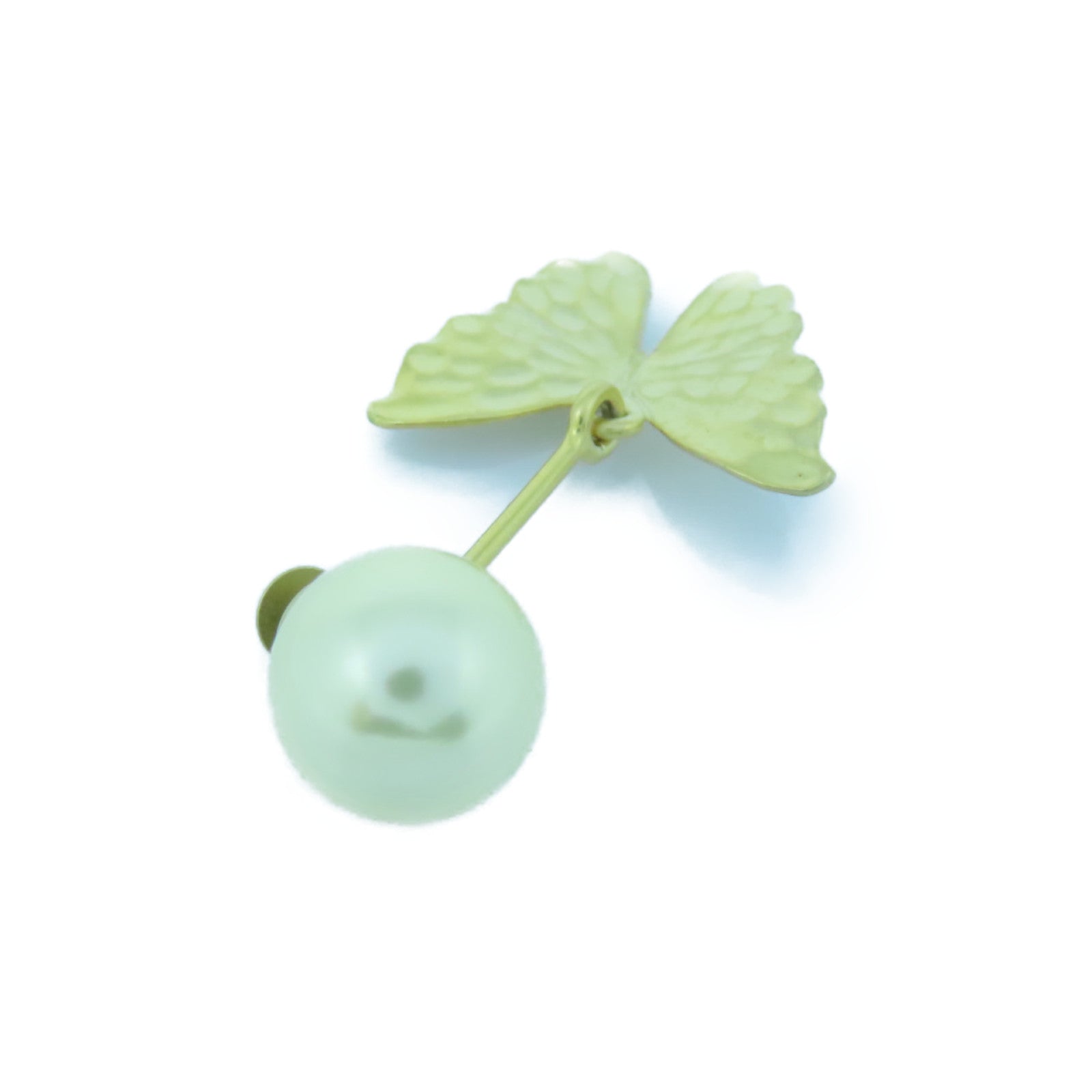 Dior 金屬Earring耳環金色/白色
