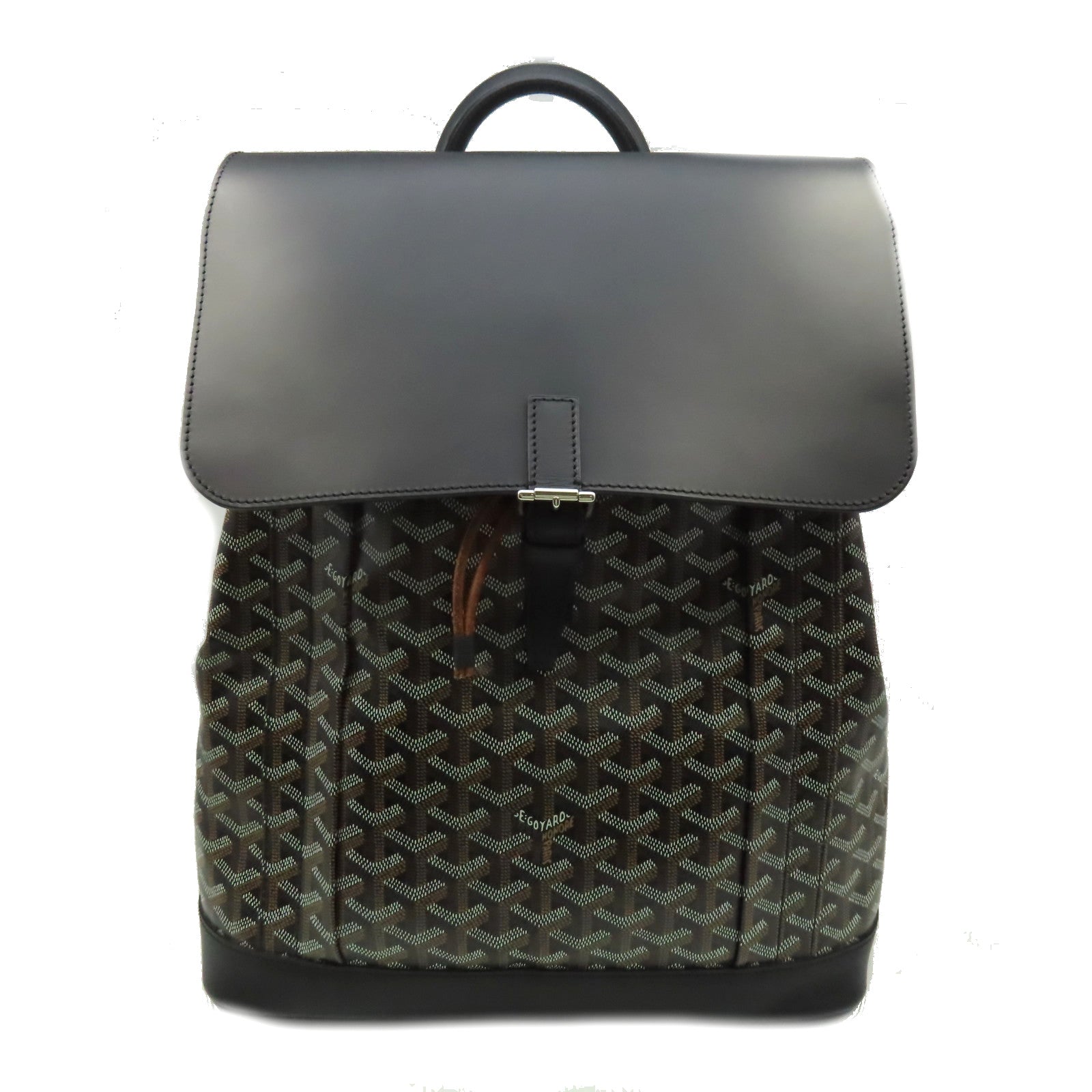 GOYARD 塗層帆布Alpin Backpack背包黑色/啡色