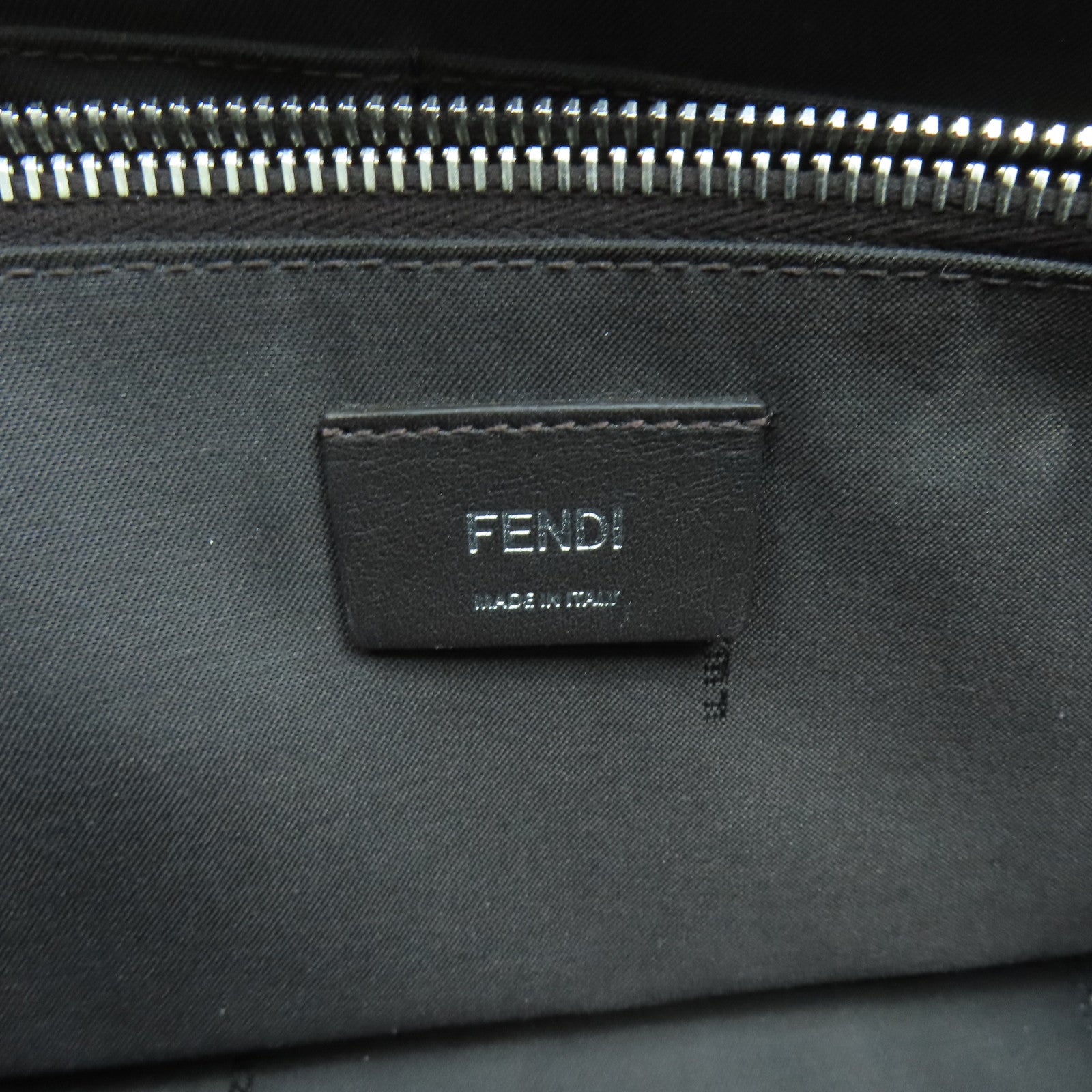 FENDI 牛皮皮革By The Way銀扣手挽肩背兩用袋白色