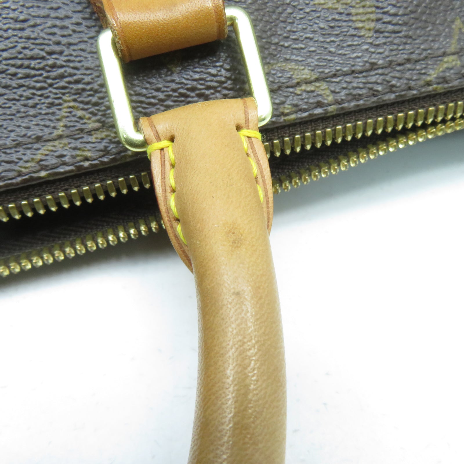 LOUIS VUITTON Monogram Speedy Bandouliere 35金扣手挽肩背兩用袋啡色