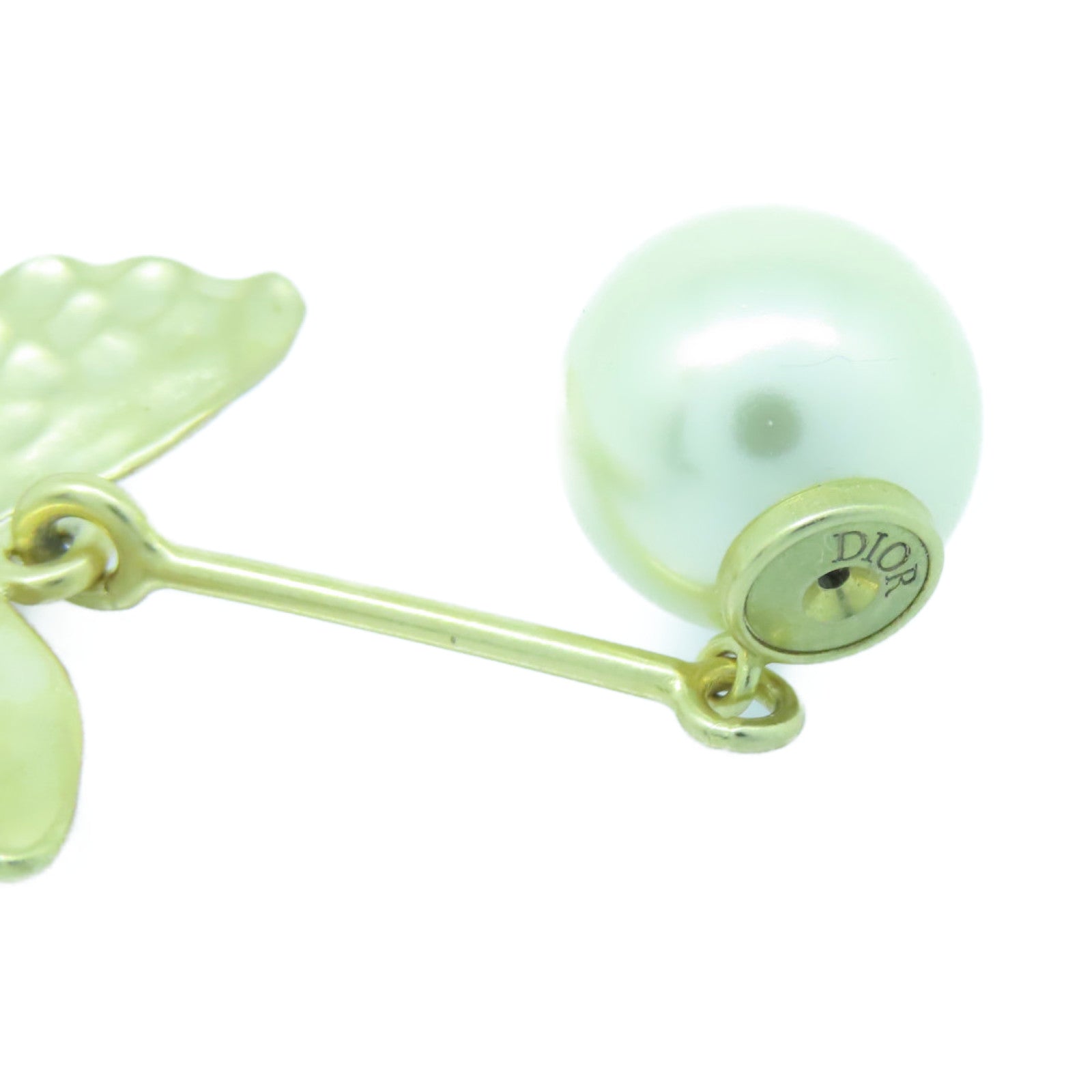 Dior 金屬Earring耳環金色/白色
