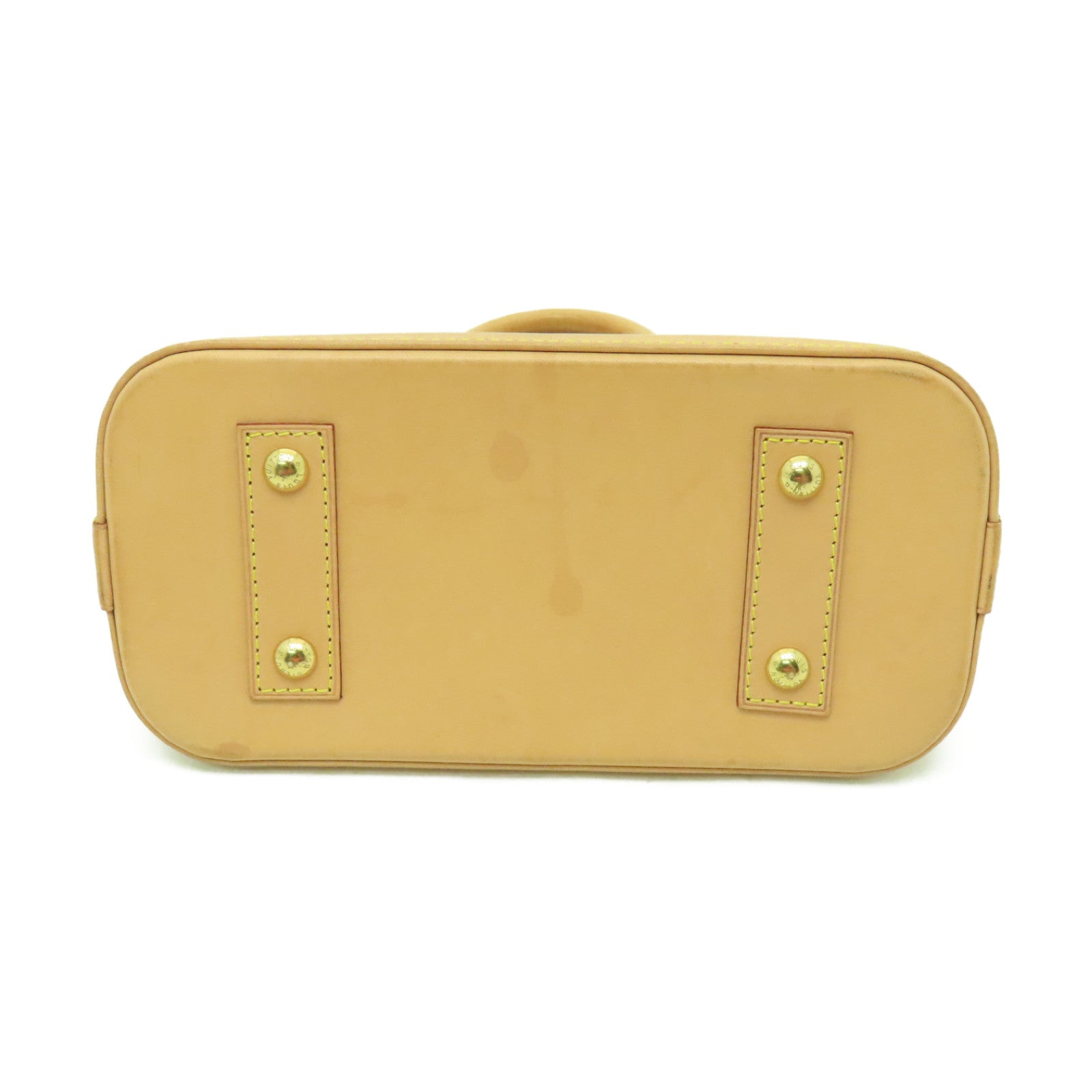 LOUIS VUITTON Monogram Alma BB金扣手挽肩背兩用袋棕色